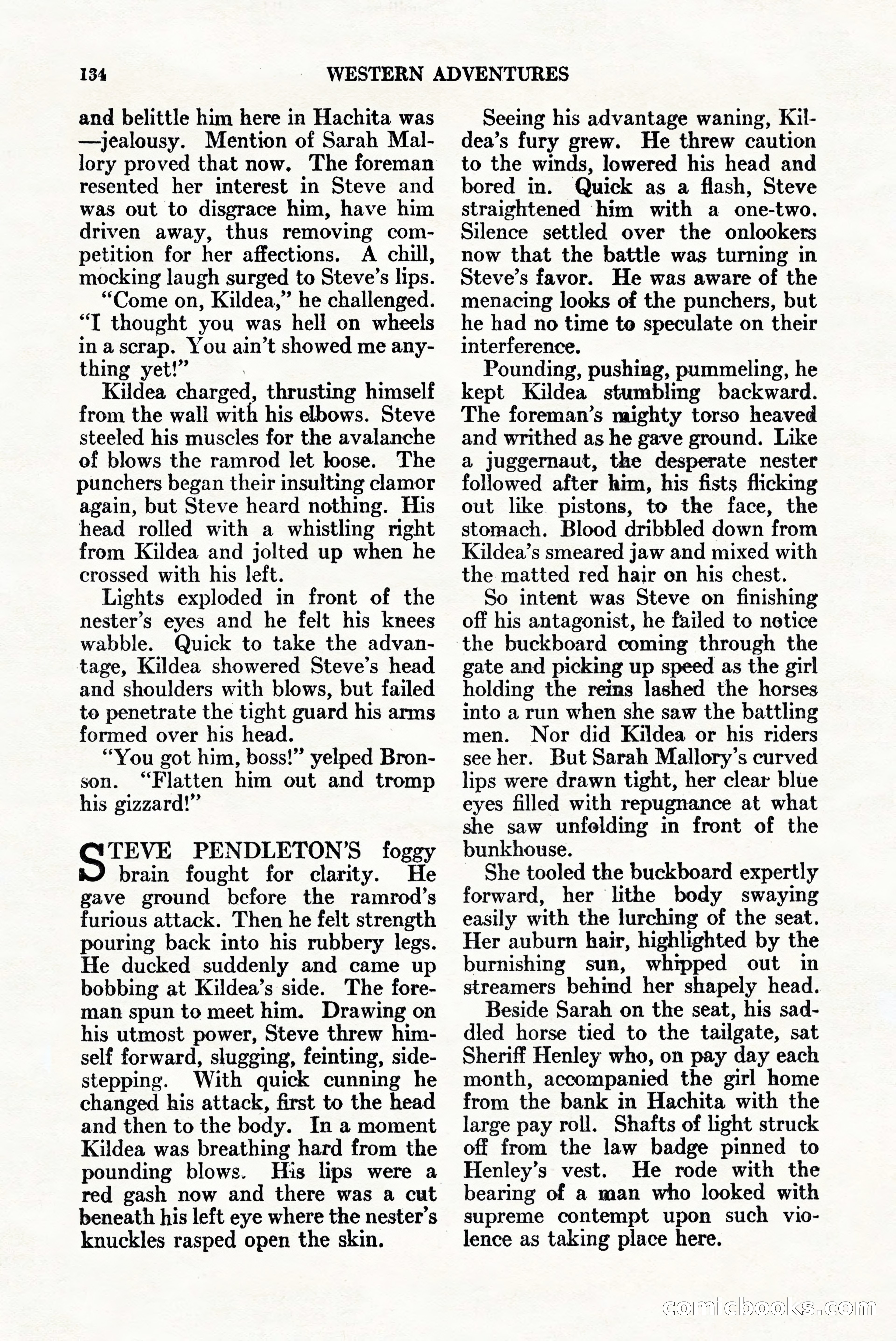Western Adventures, April 1943 — page 134 of 164