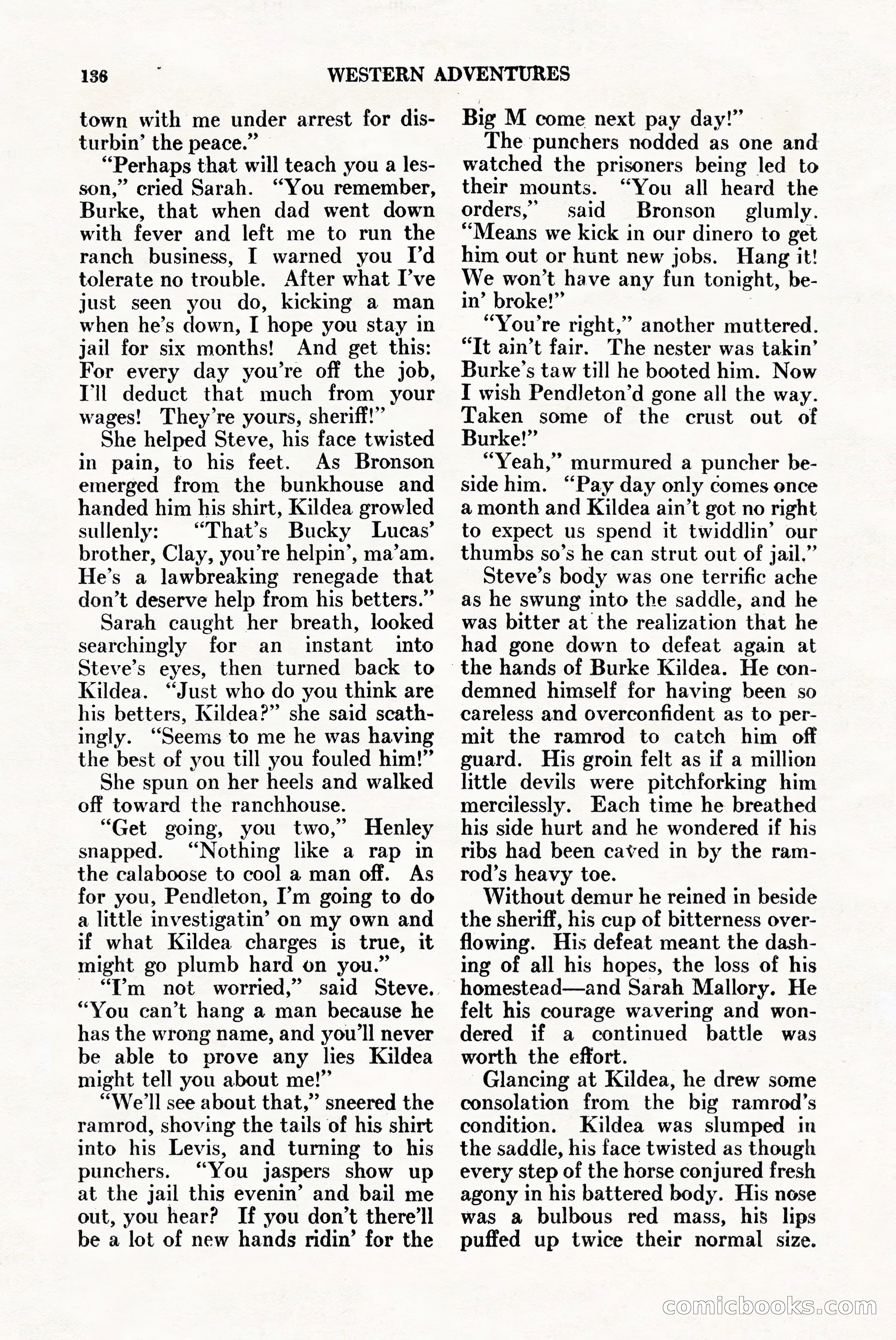 Western Adventures, April 1943 — page 136 of 164