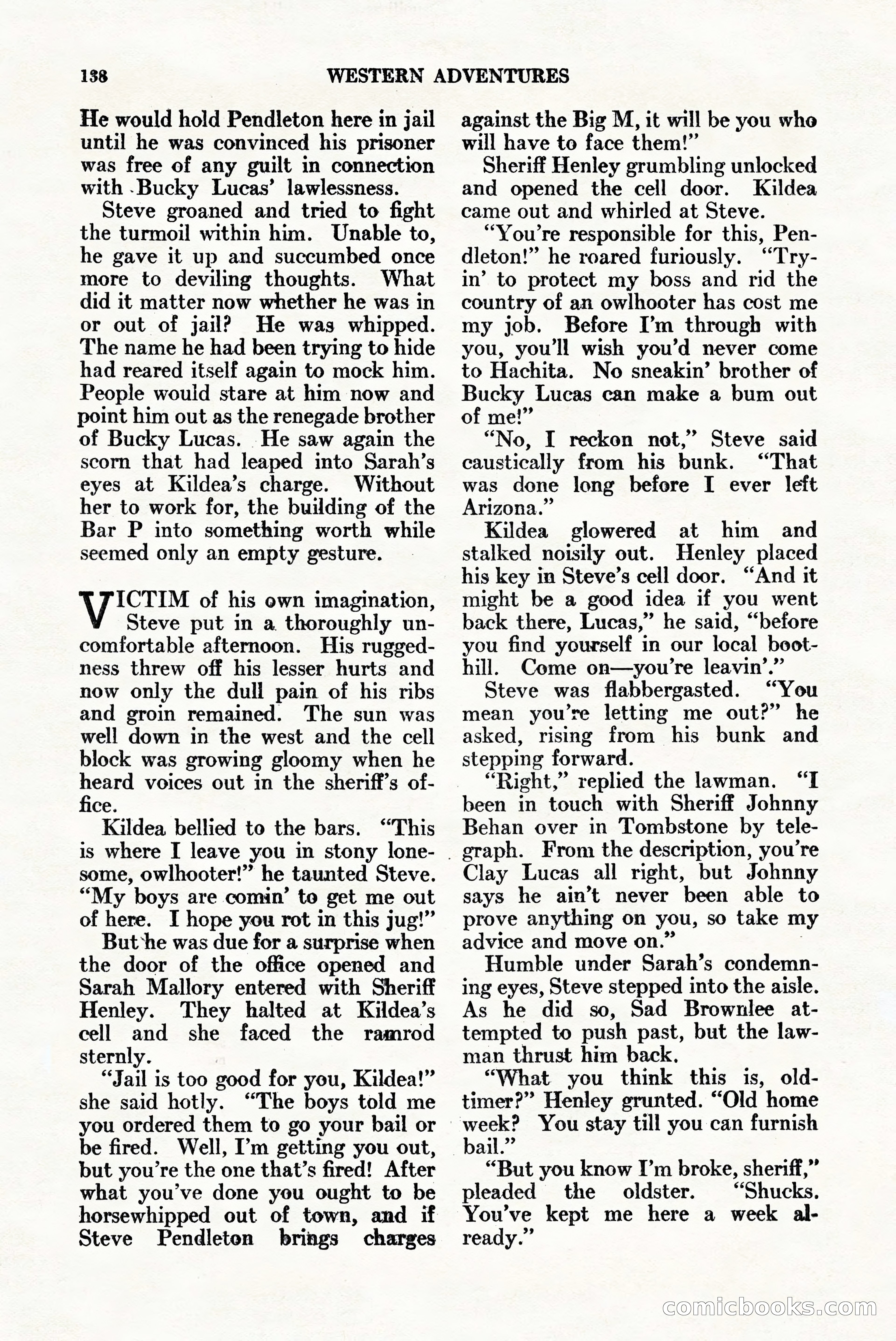 Western Adventures, April 1943 — page 138 of 164