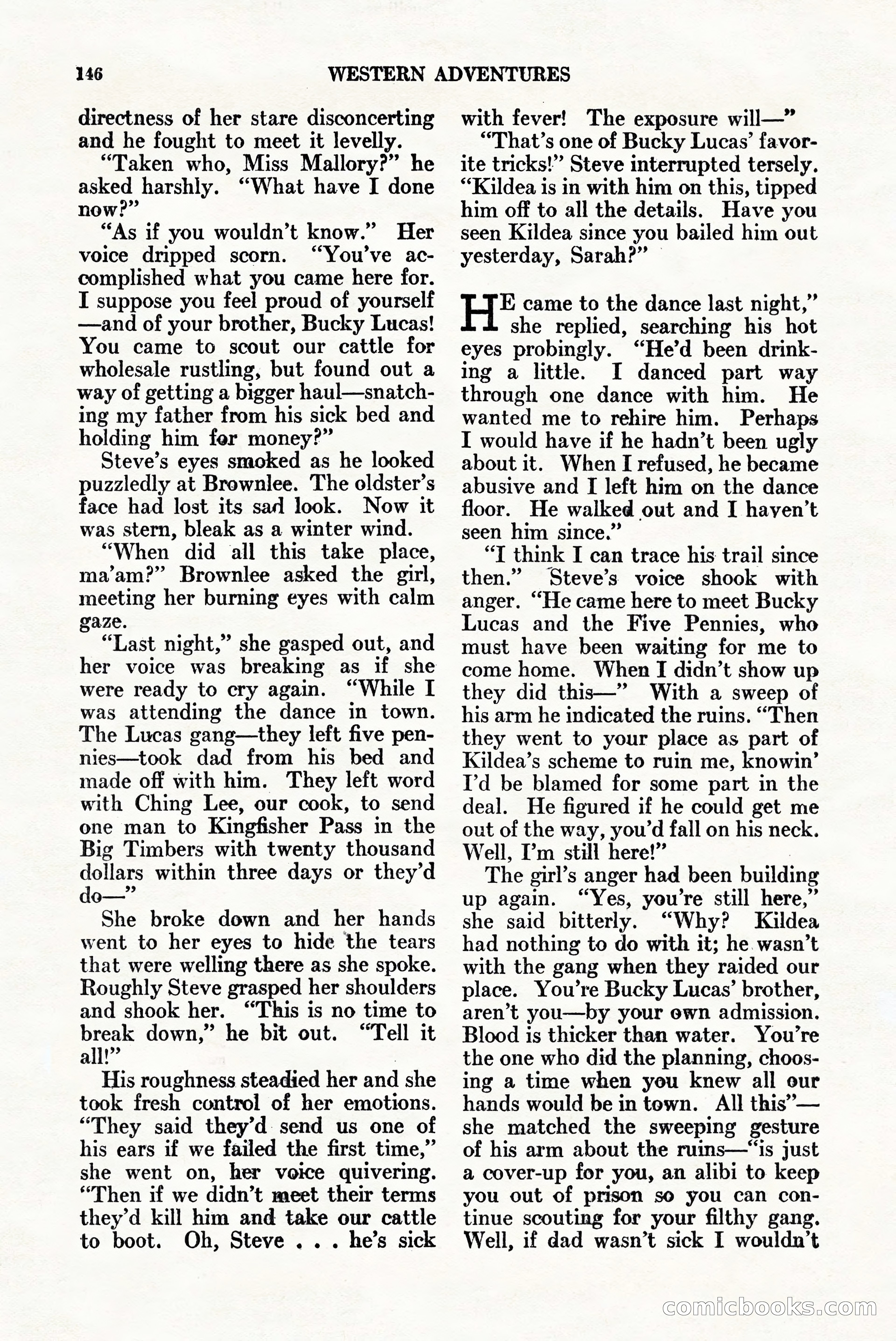 Western Adventures, April 1943 — page 146 of 164