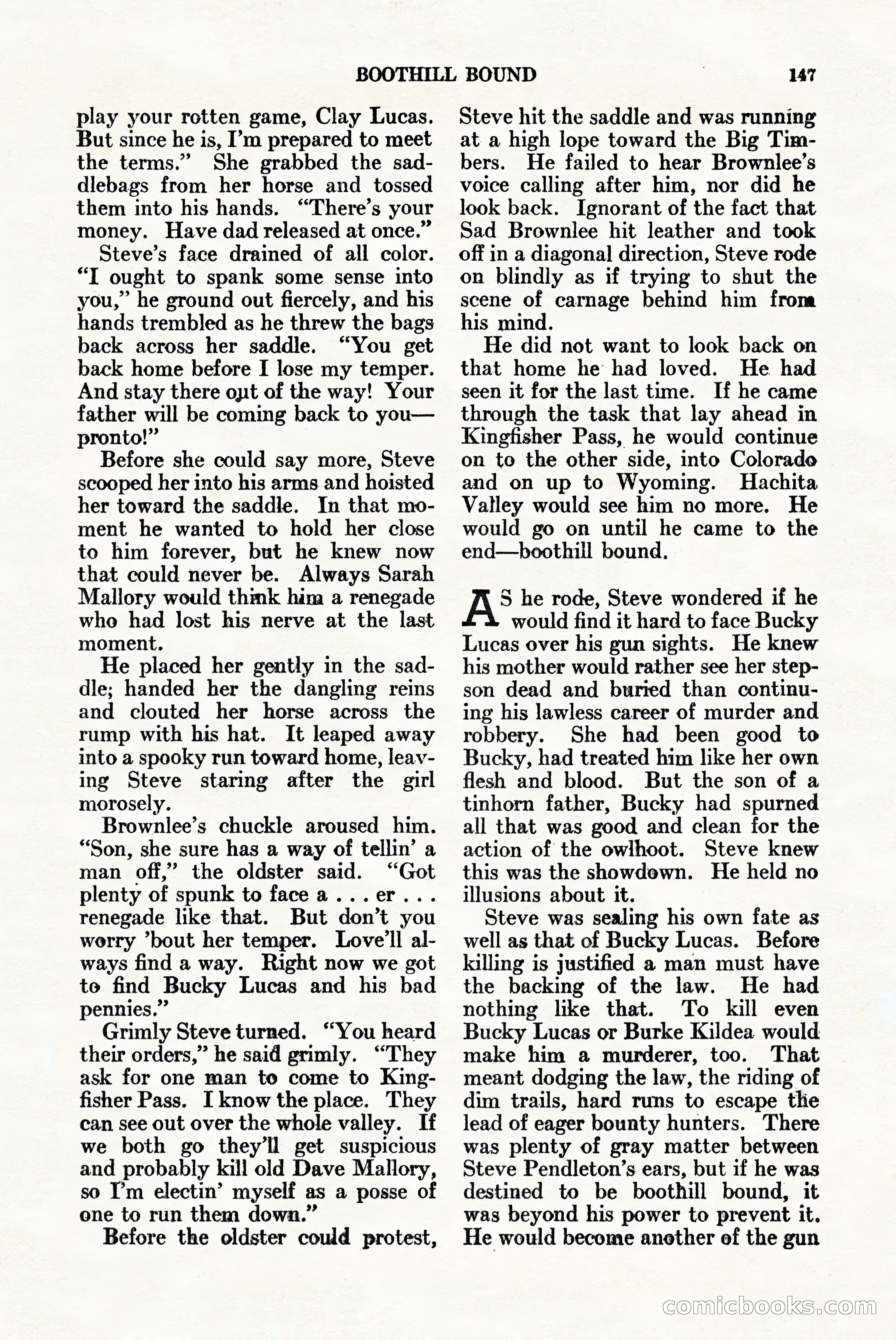 Western Adventures, April 1943 — page 147 of 164