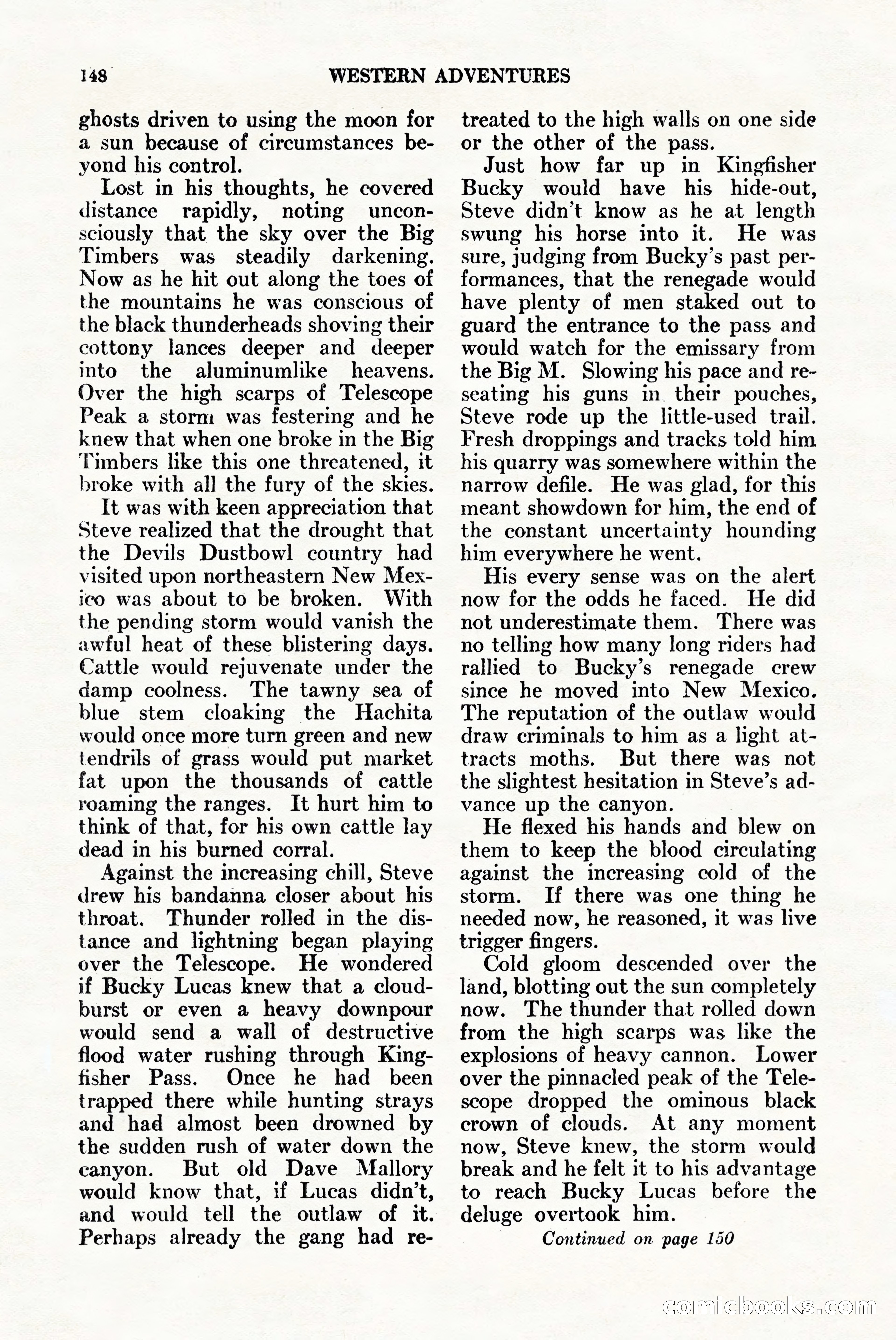 Western Adventures, April 1943 — page 148 of 164