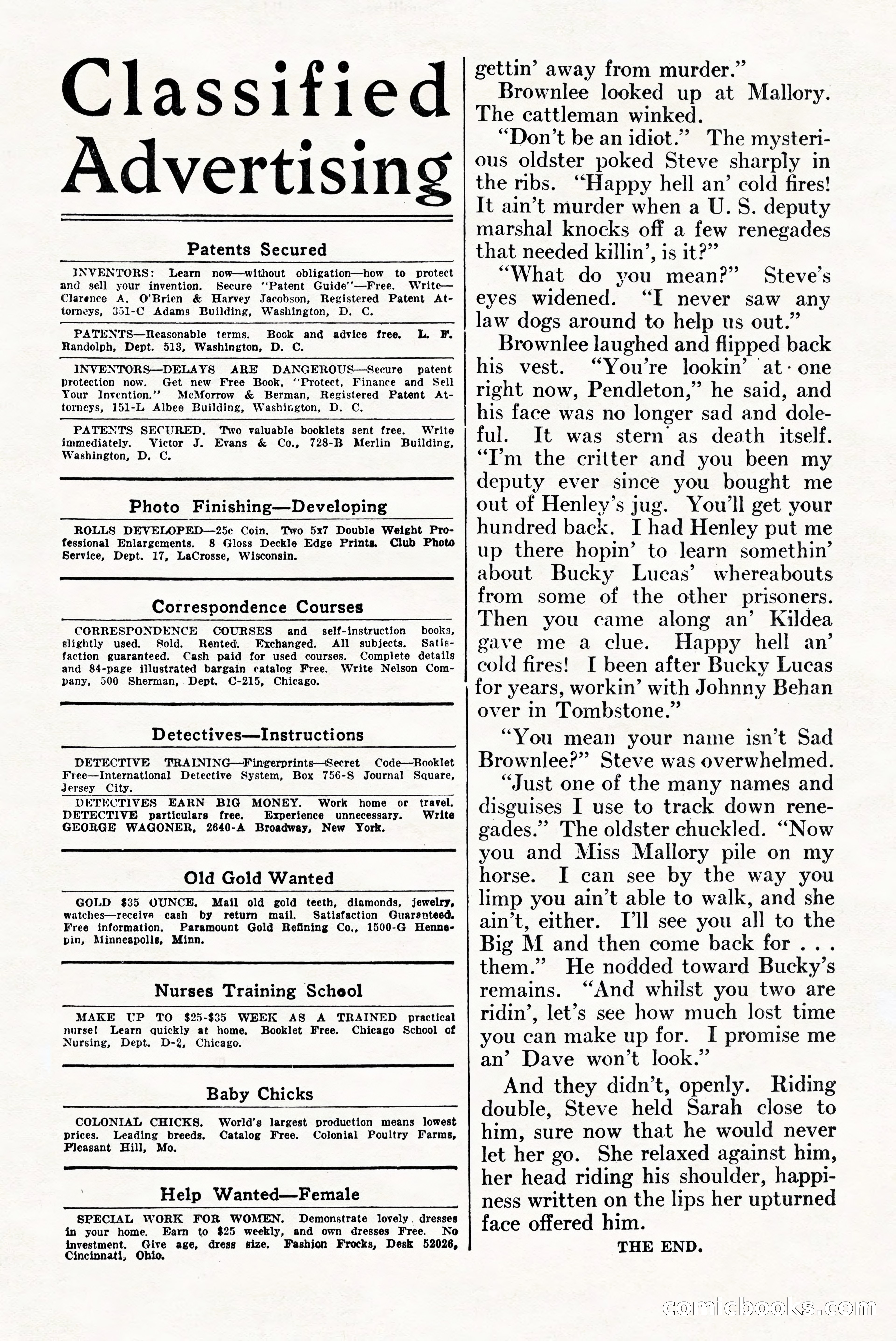 Western Adventures, April 1943 — page 162 of 164