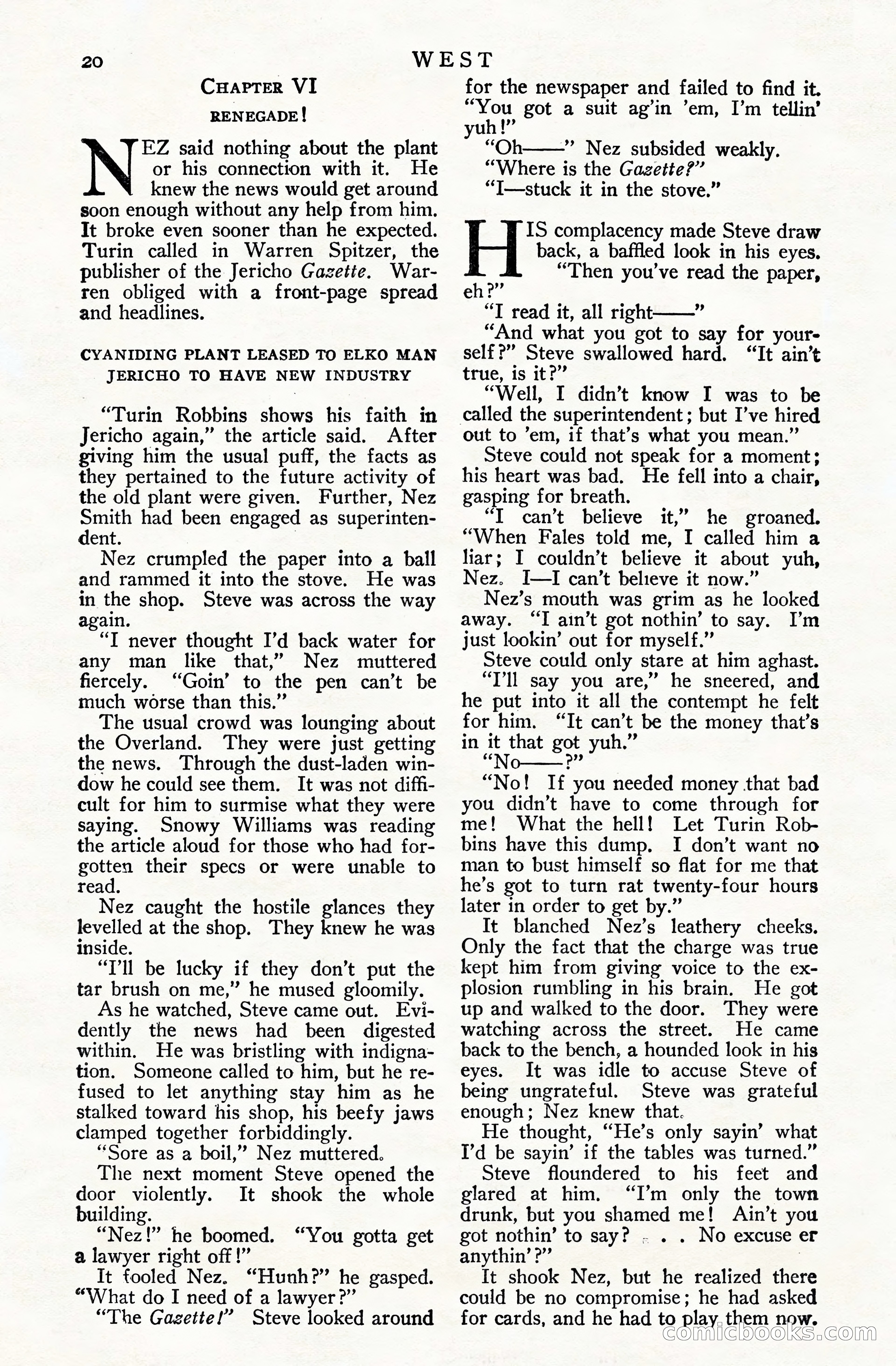 West, Vol. 17, No. 1 — page 22 of 132