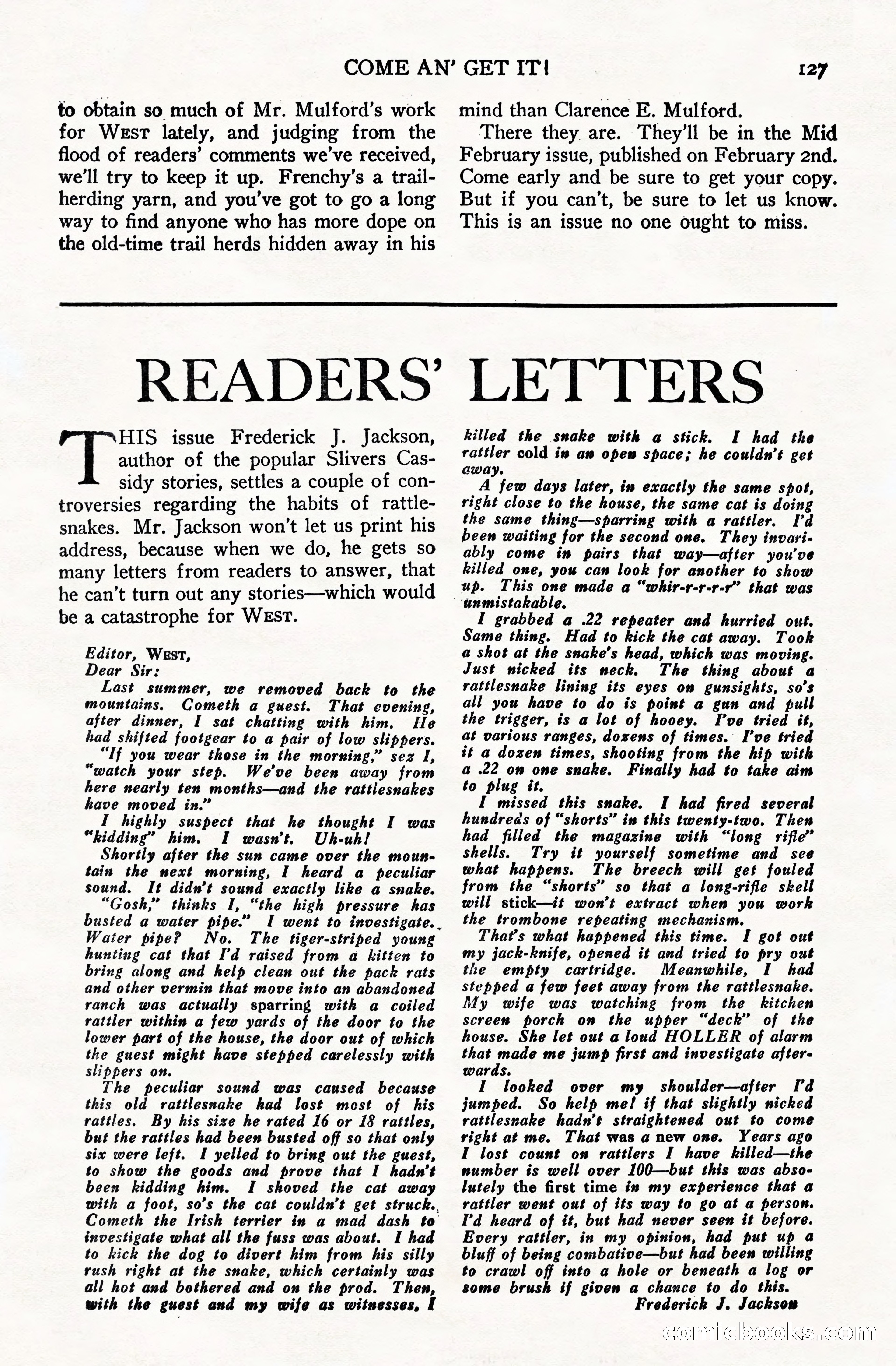 West, Vol. 17, No. 1 — page 129 of 132
