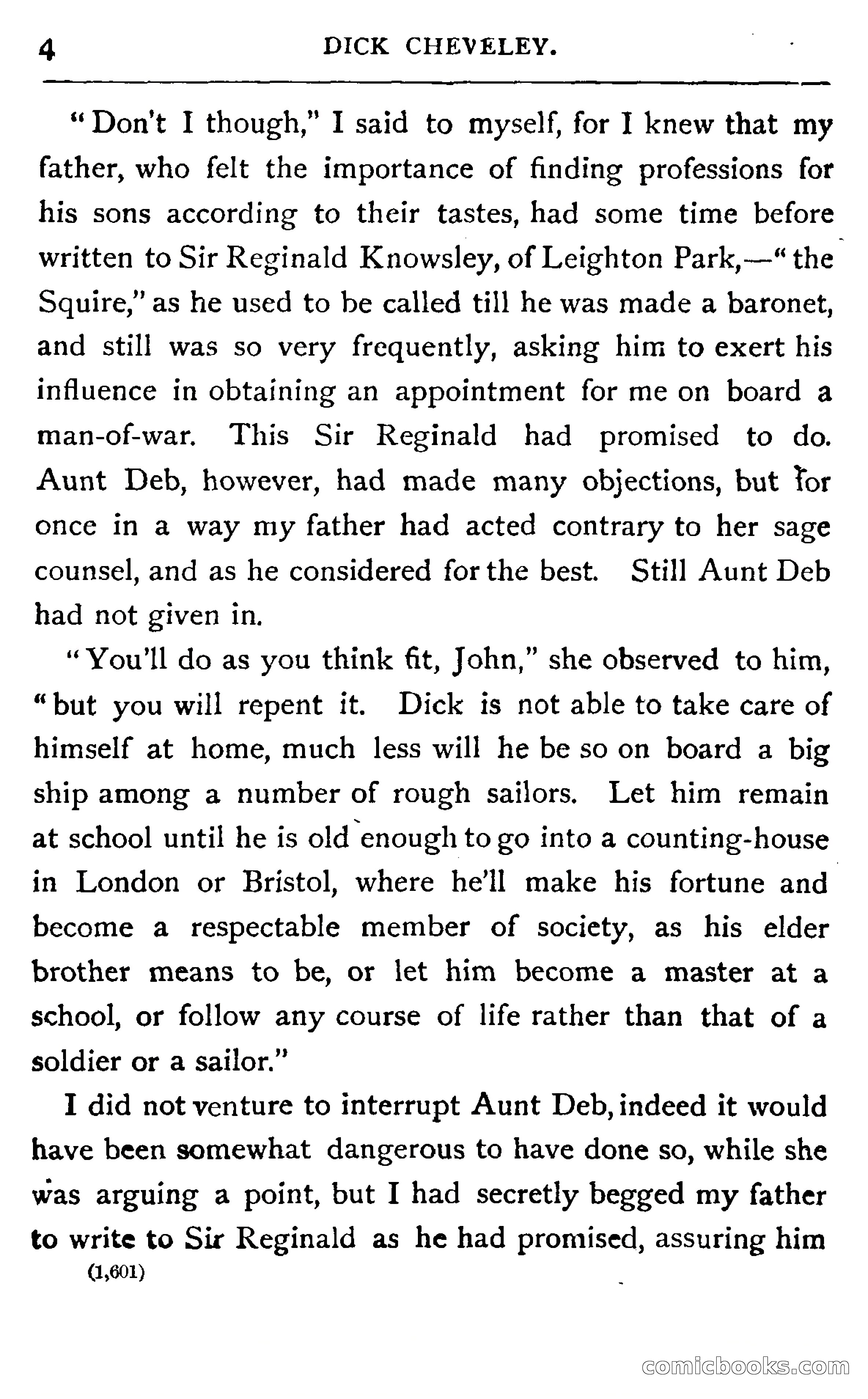 Dick Cheveley: His Adventures and Misadventures — page 20 of 400