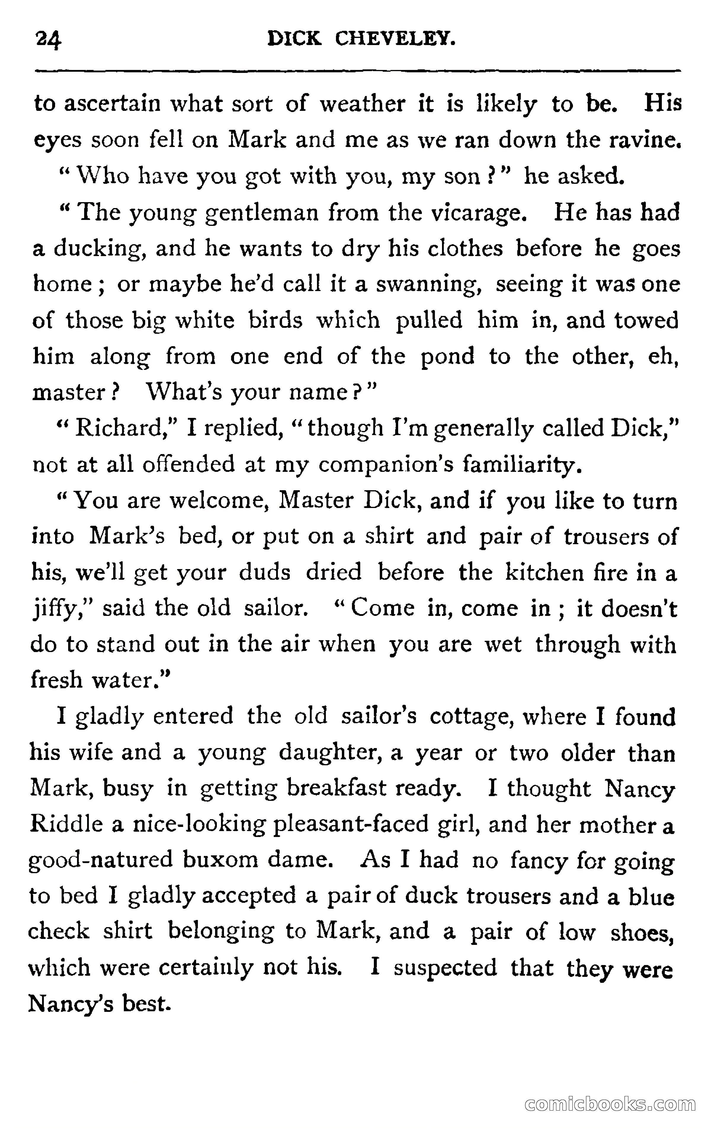 Dick Cheveley: His Adventures and Misadventures — page 40 of 400
