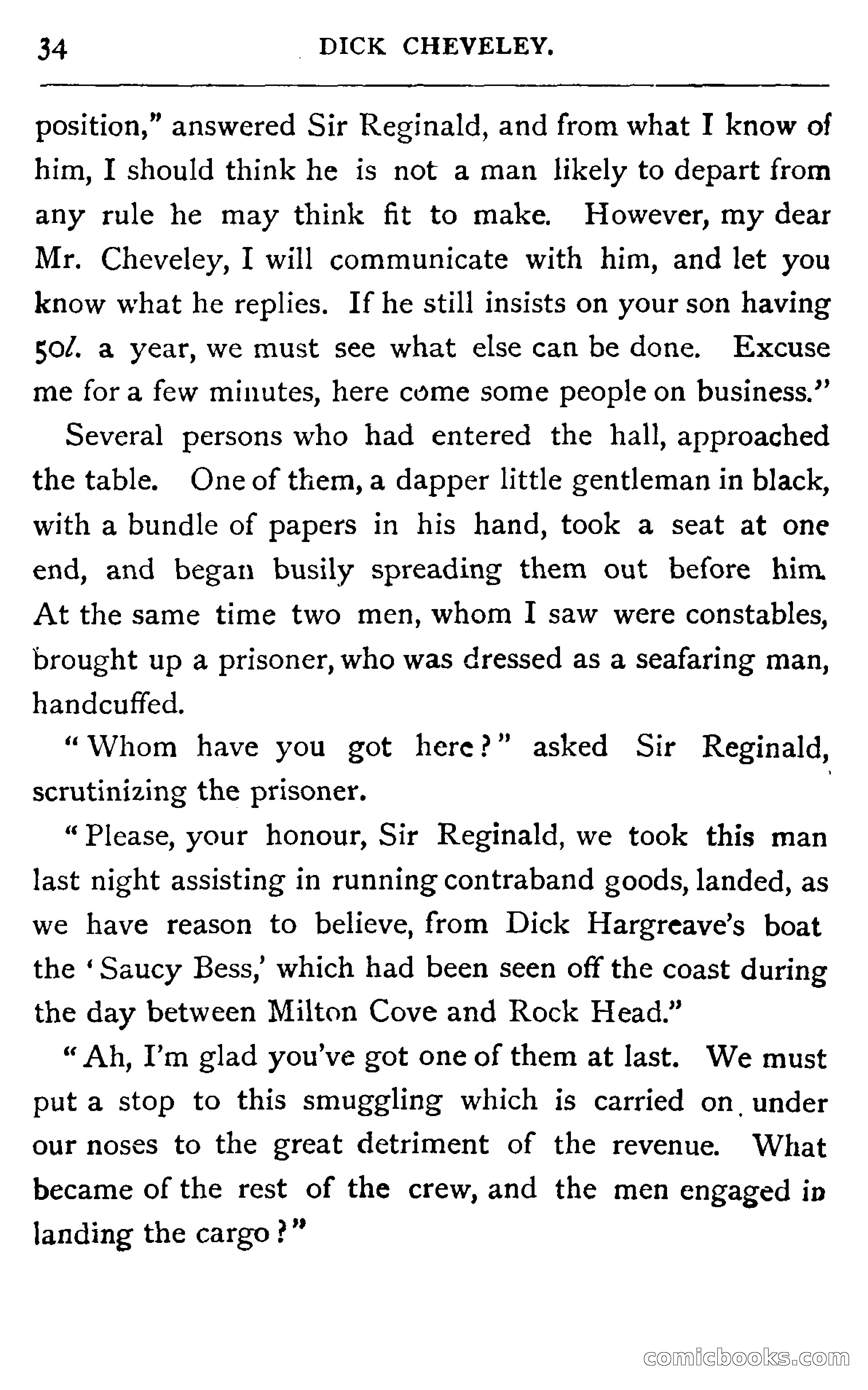 Dick Cheveley: His Adventures and Misadventures — page 50 of 400