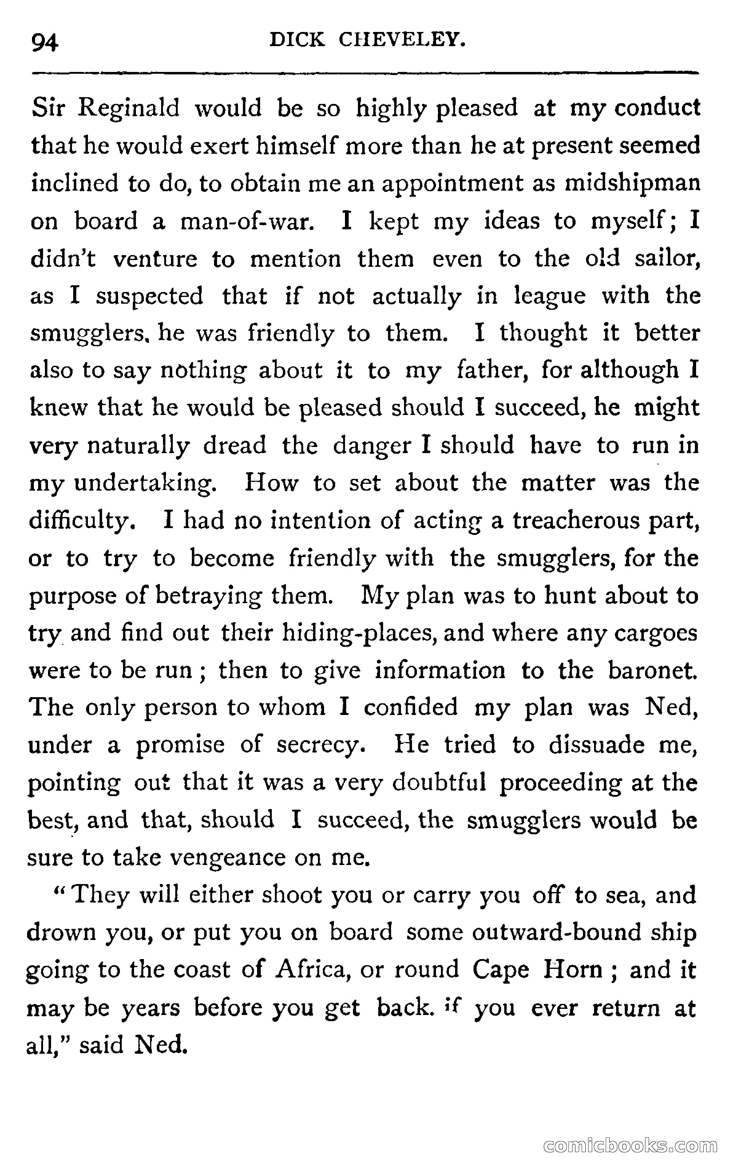 Dick Cheveley: His Adventures and Misadventures — page 110 of 400