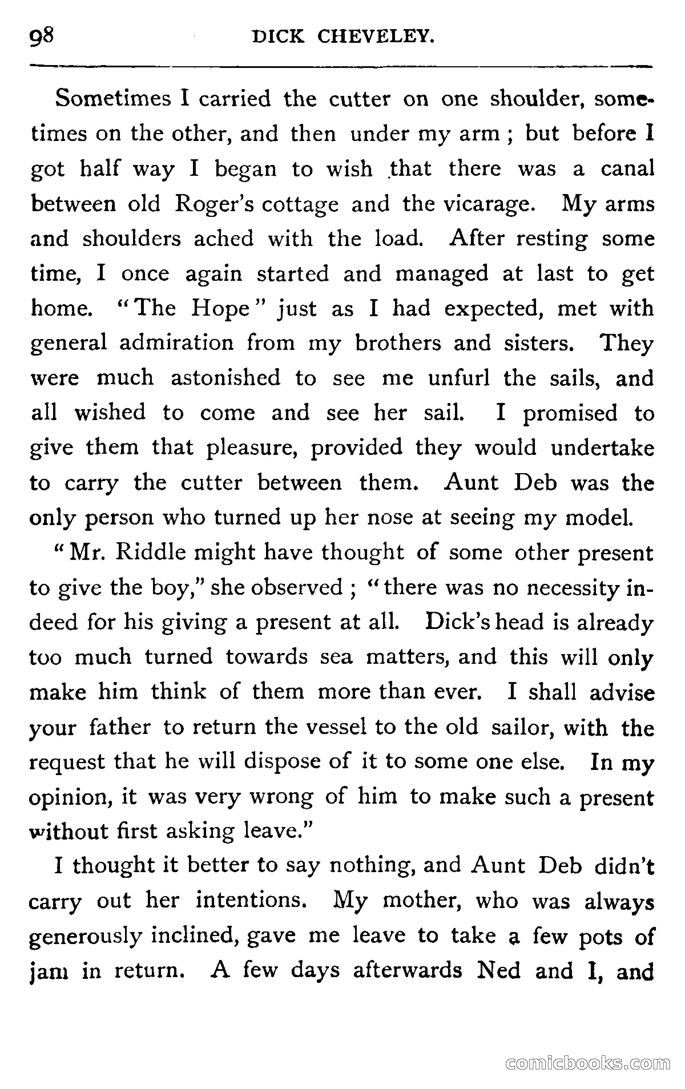 Dick Cheveley: His Adventures and Misadventures — page 114 of 400