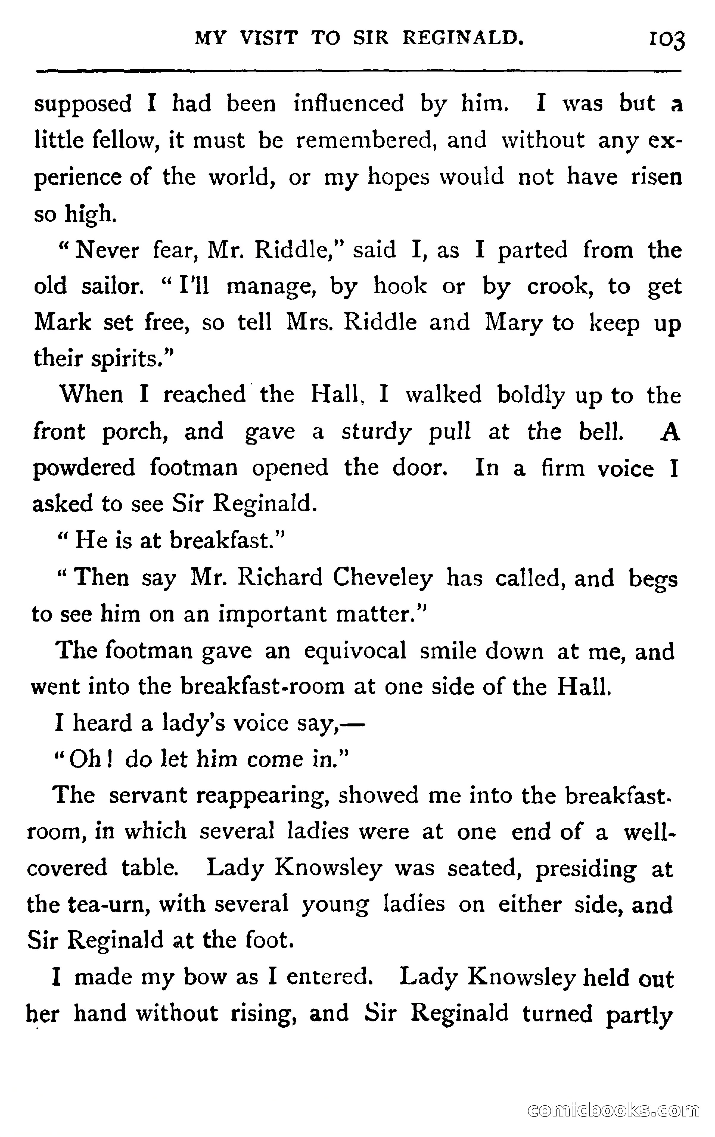 Dick Cheveley: His Adventures and Misadventures — page 119 of 400