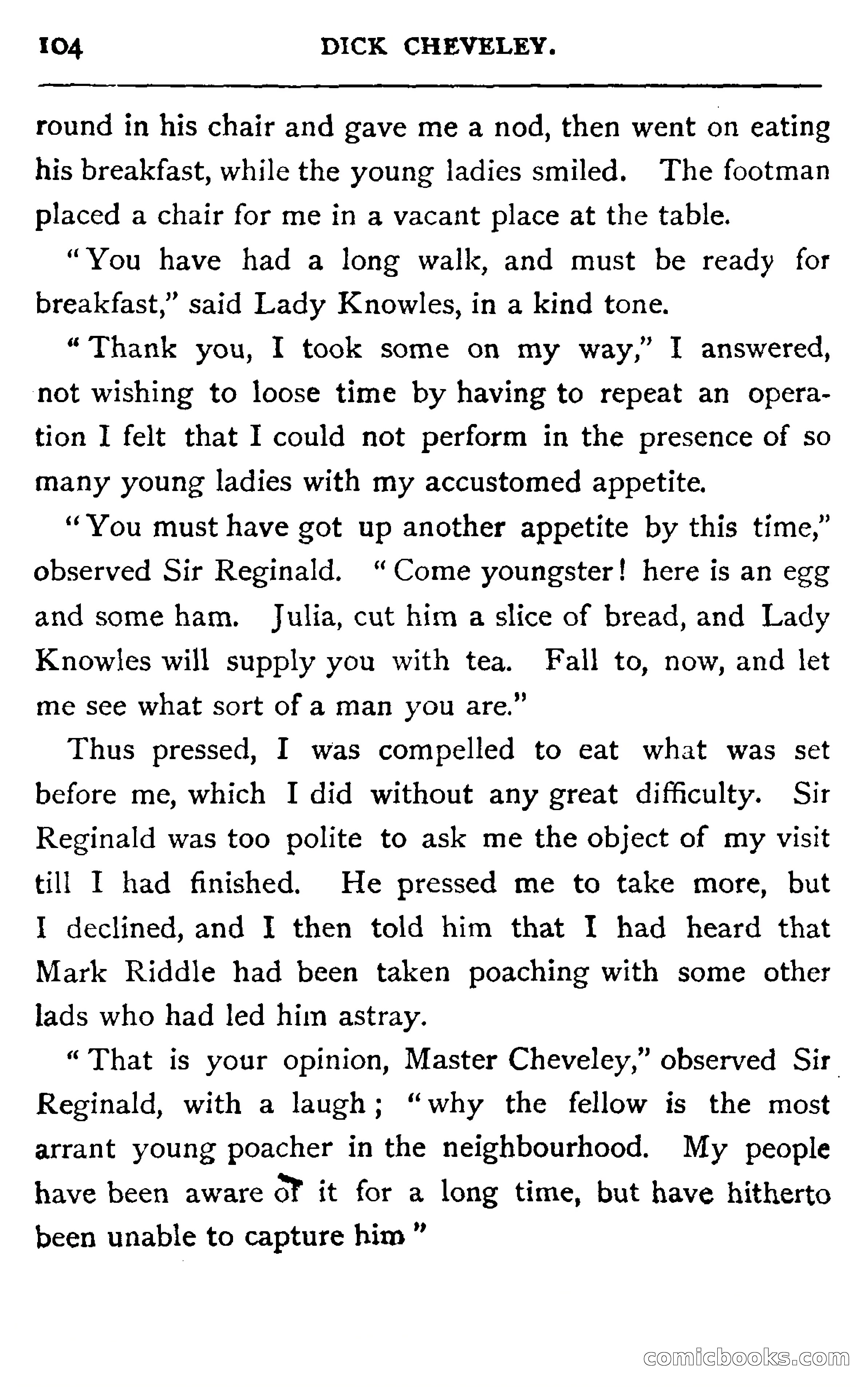 Dick Cheveley: His Adventures and Misadventures — page 120 of 400