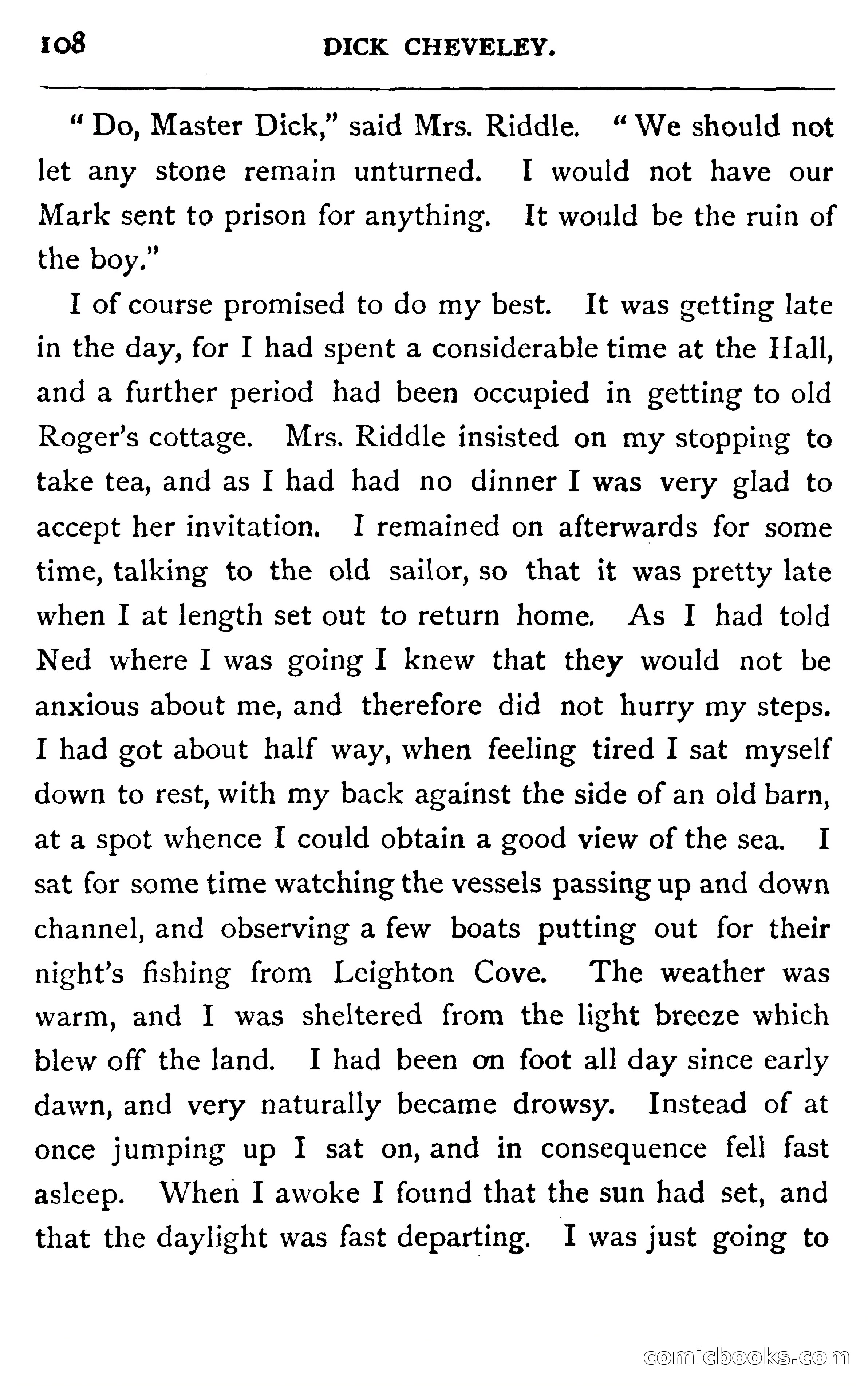 Dick Cheveley: His Adventures and Misadventures — page 124 of 400