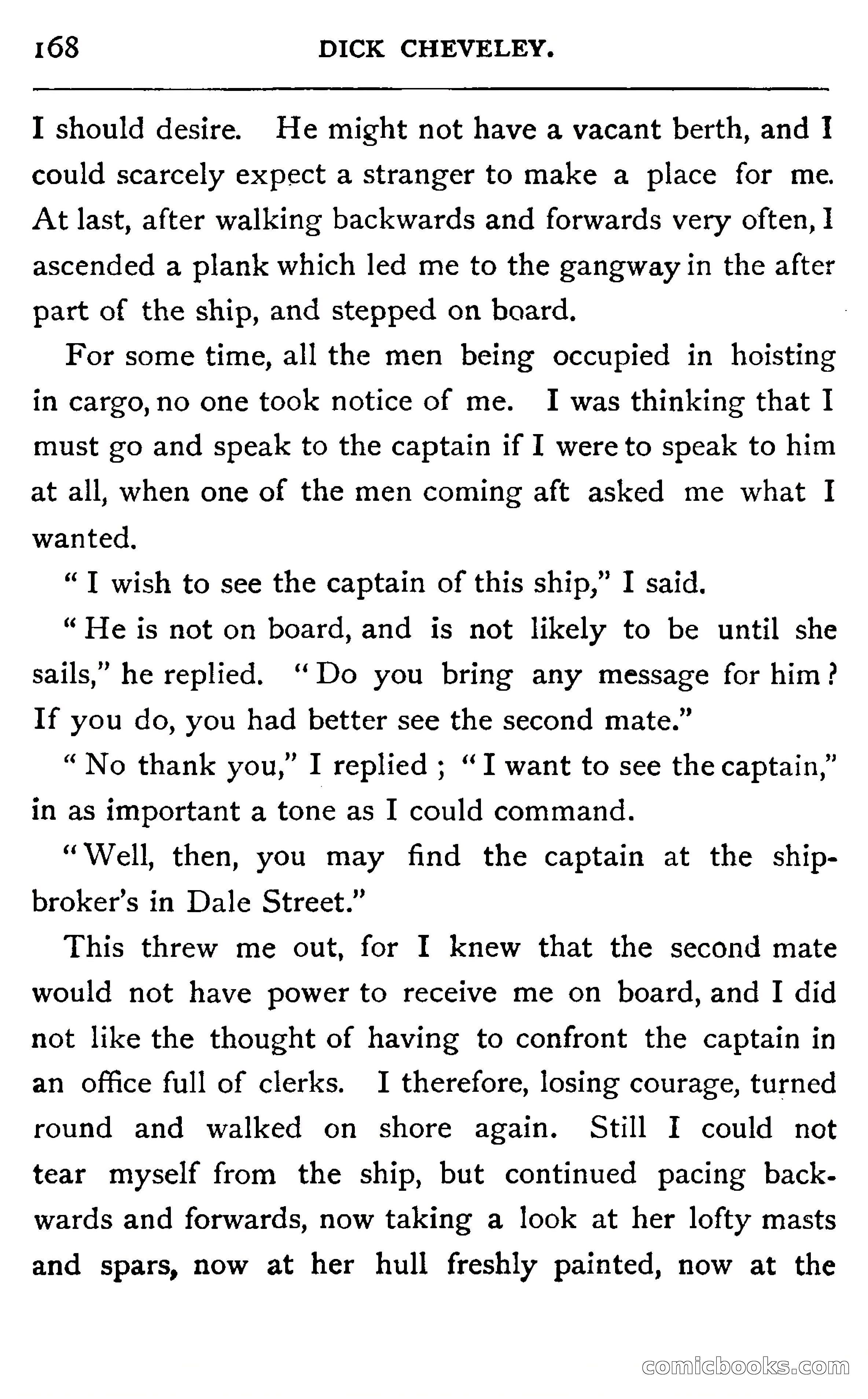 Dick Cheveley: His Adventures and Misadventures — page 184 of 400