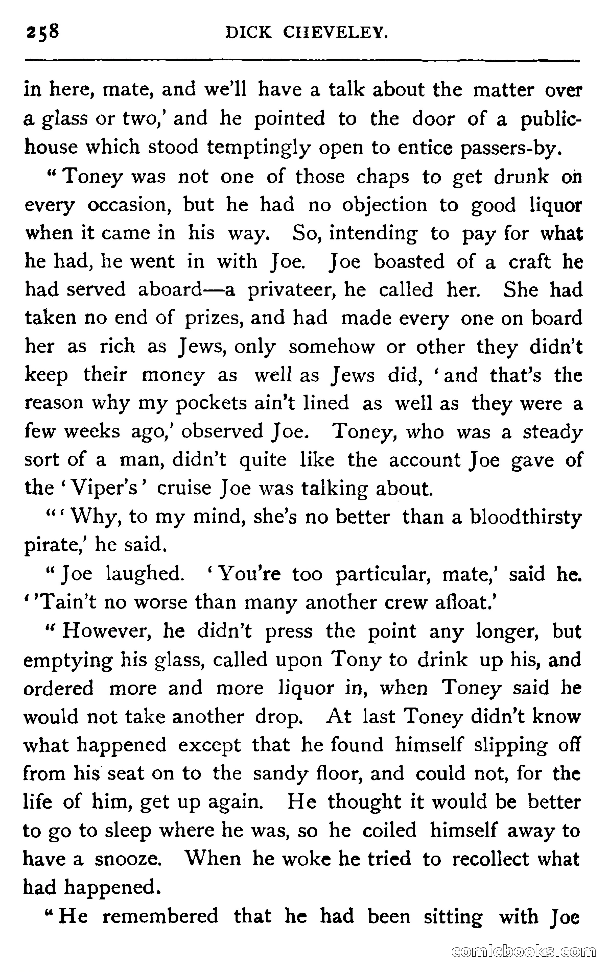 Dick Cheveley: His Adventures and Misadventures — page 274 of 400