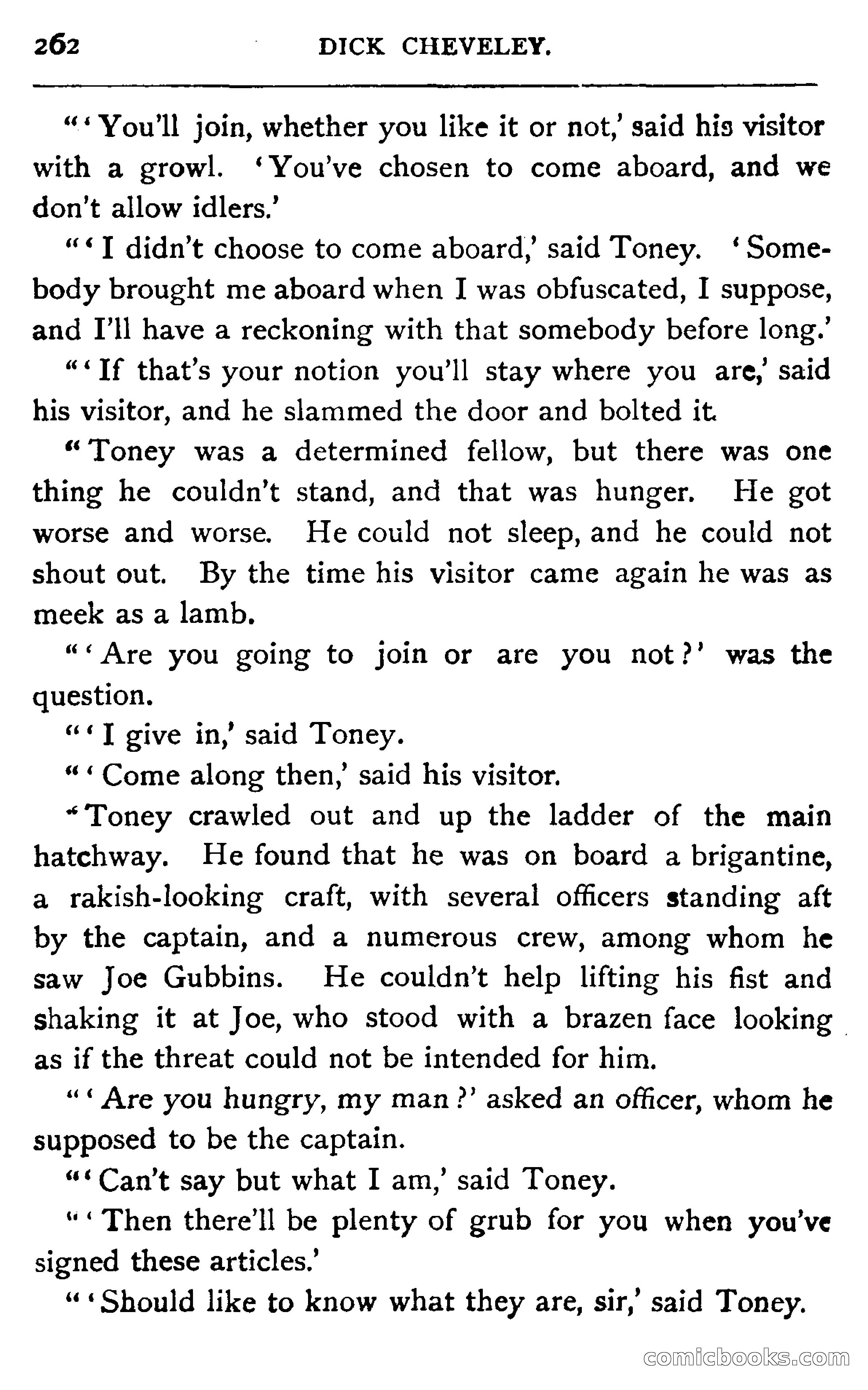 Dick Cheveley: His Adventures and Misadventures — page 278 of 400
