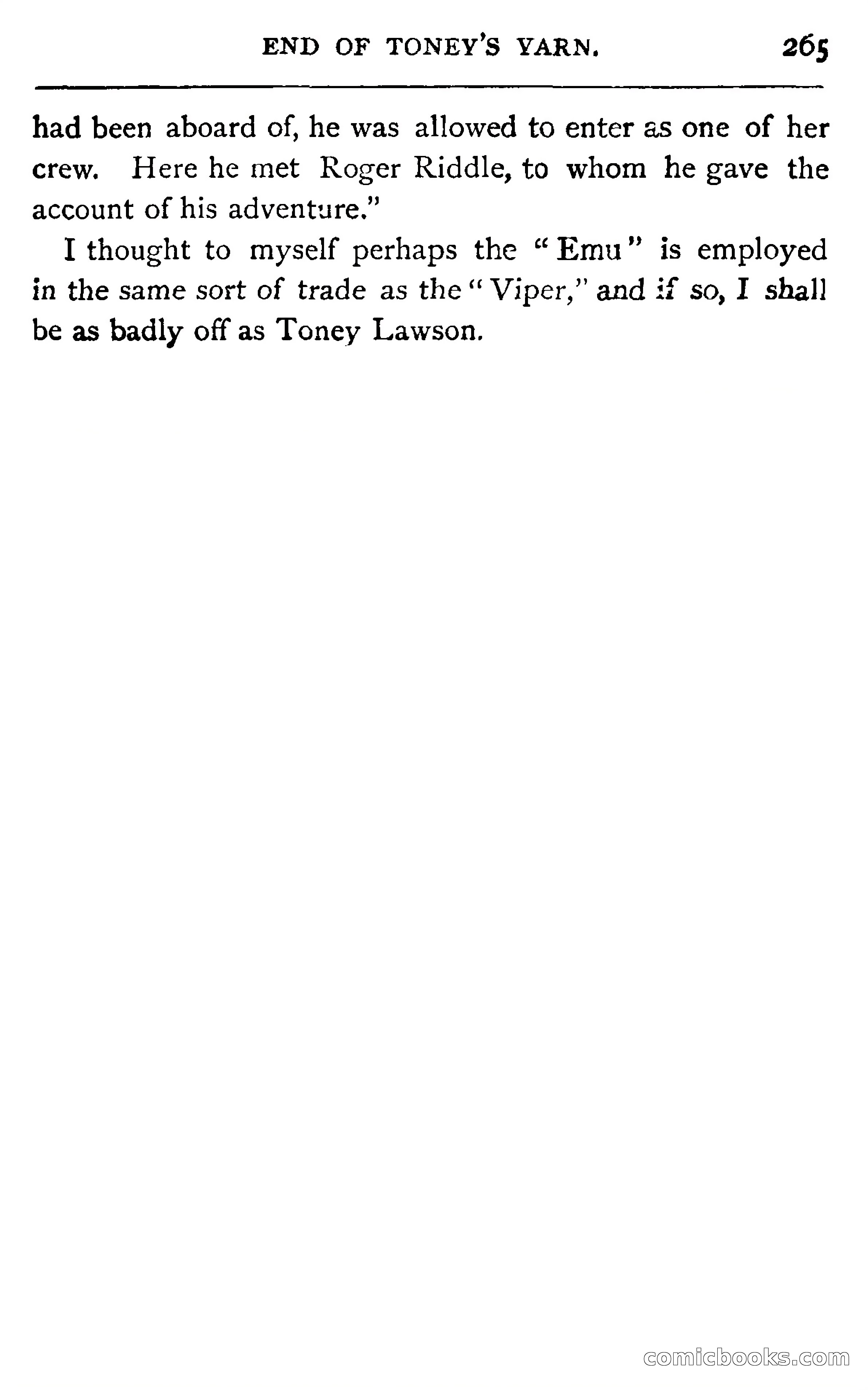 Dick Cheveley: His Adventures and Misadventures — page 281 of 400