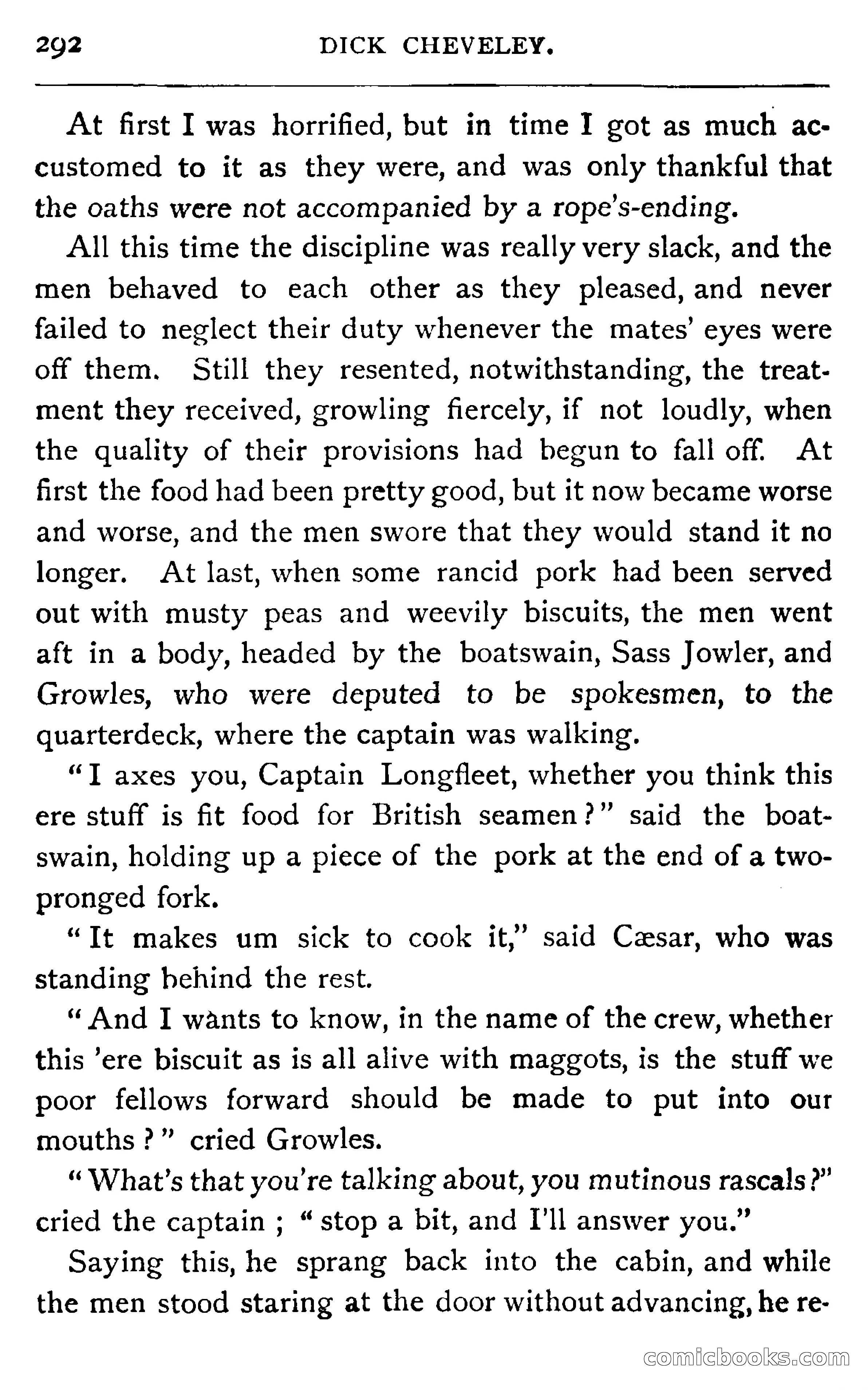 Dick Cheveley: His Adventures and Misadventures — page 308 of 400