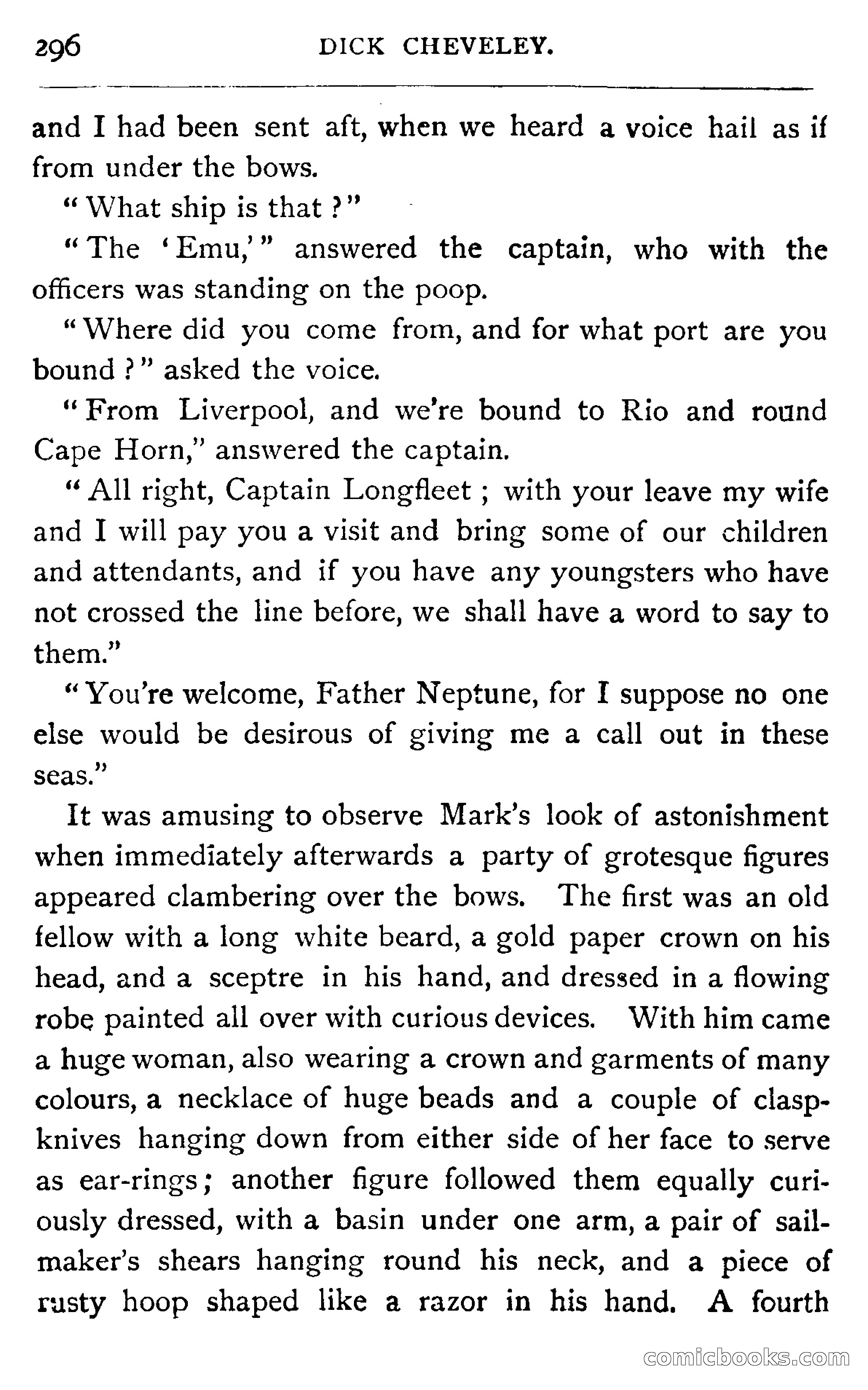 Dick Cheveley: His Adventures and Misadventures — page 312 of 400