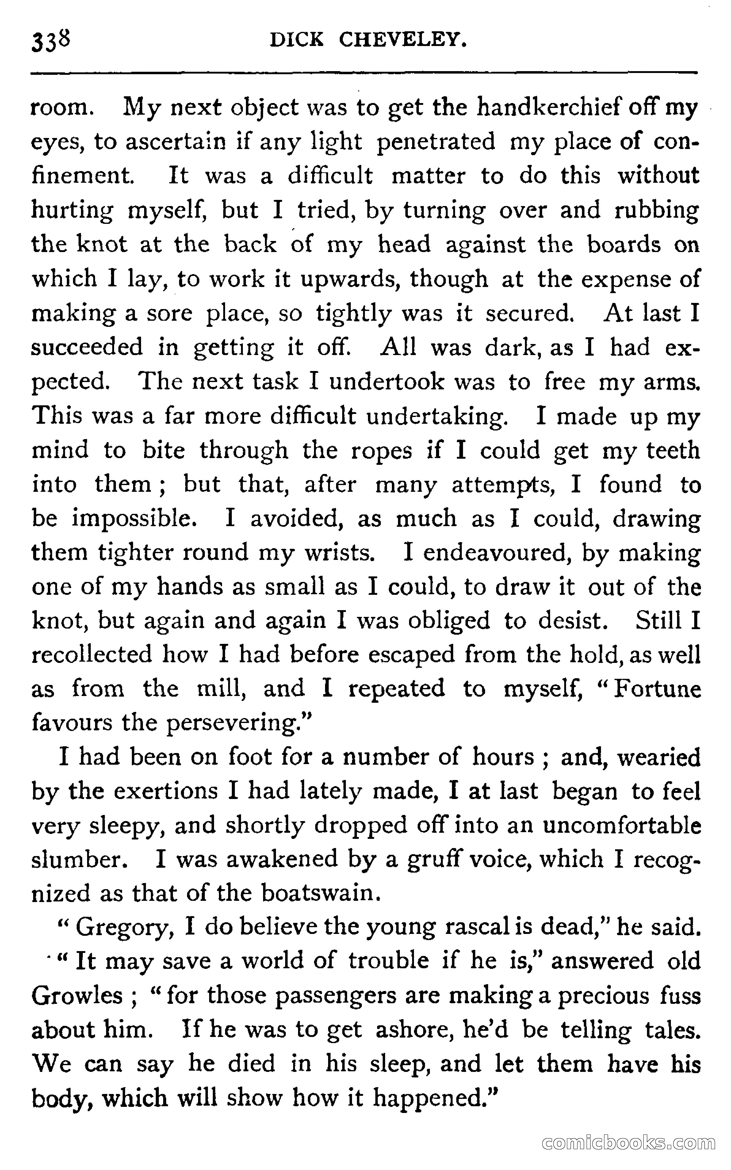 Dick Cheveley: His Adventures and Misadventures — page 354 of 400