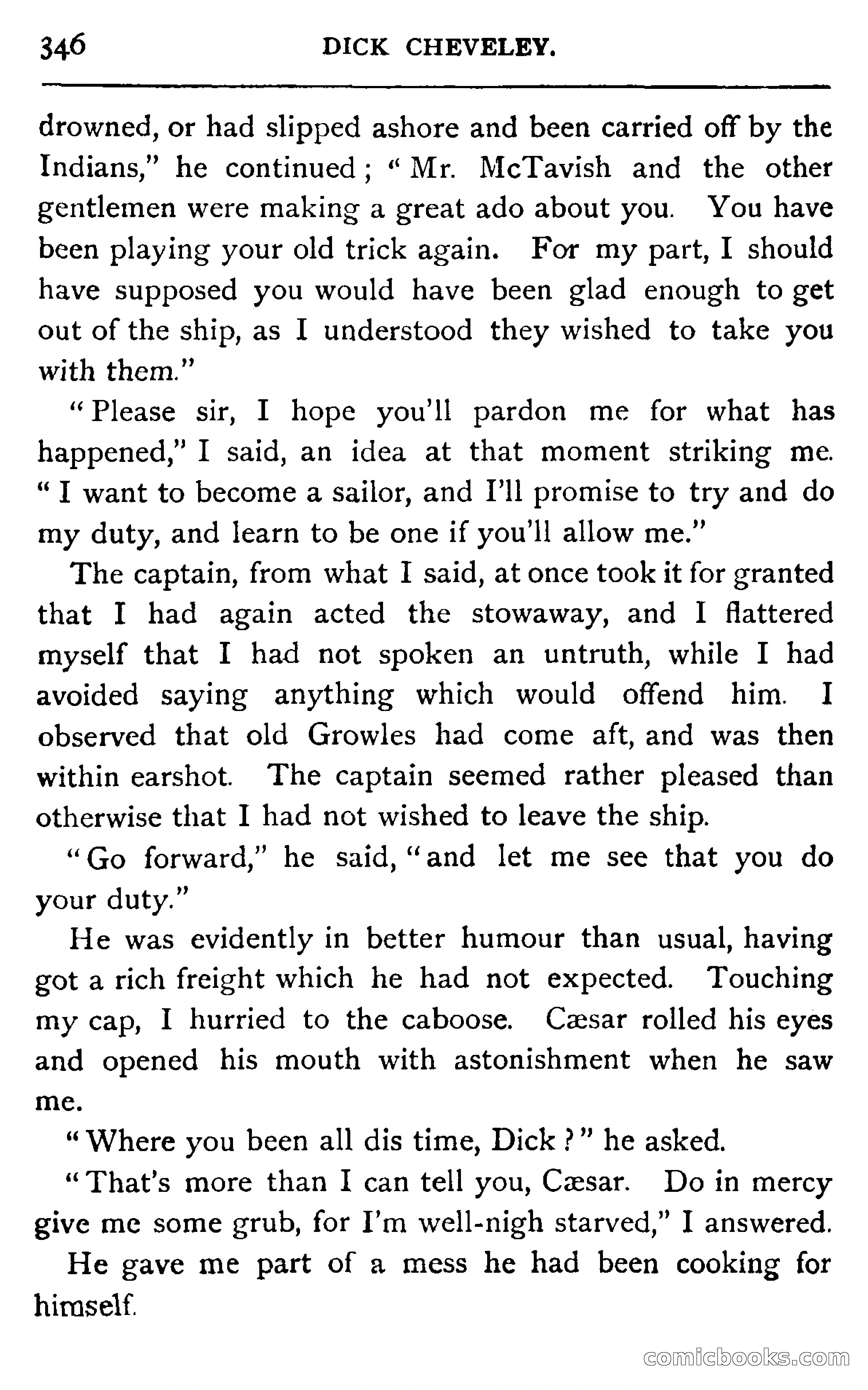 Dick Cheveley: His Adventures and Misadventures — page 362 of 400