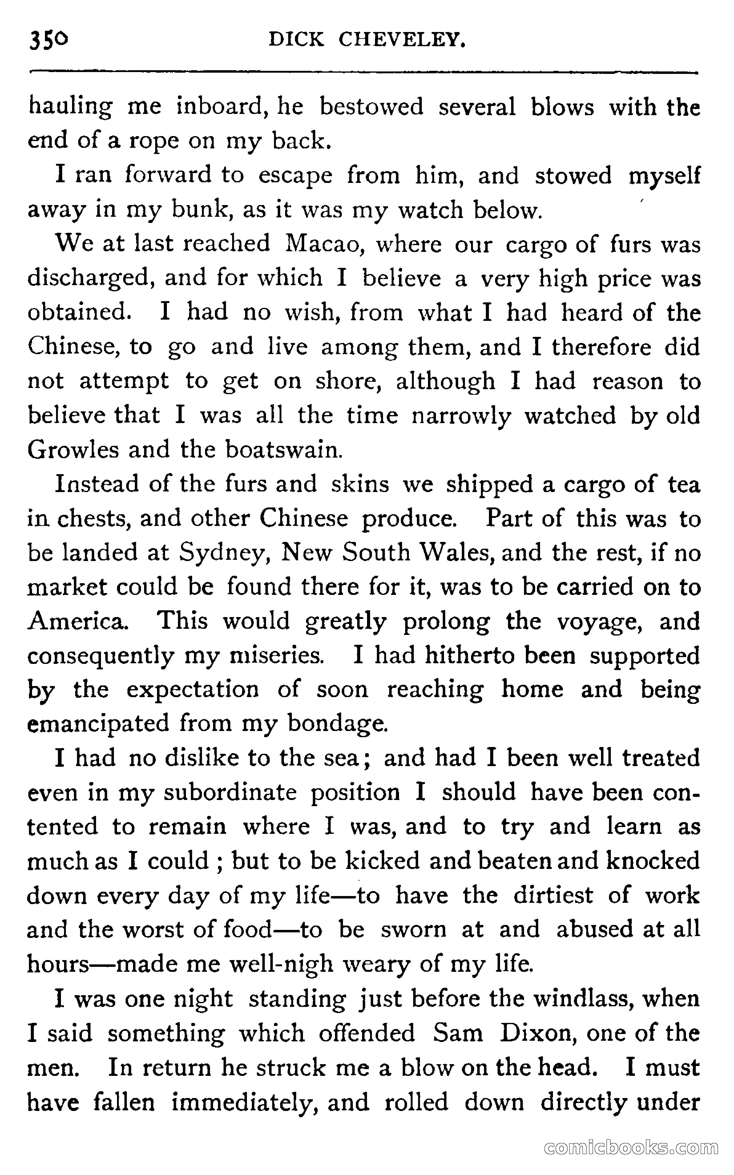 Dick Cheveley: His Adventures and Misadventures — page 366 of 400