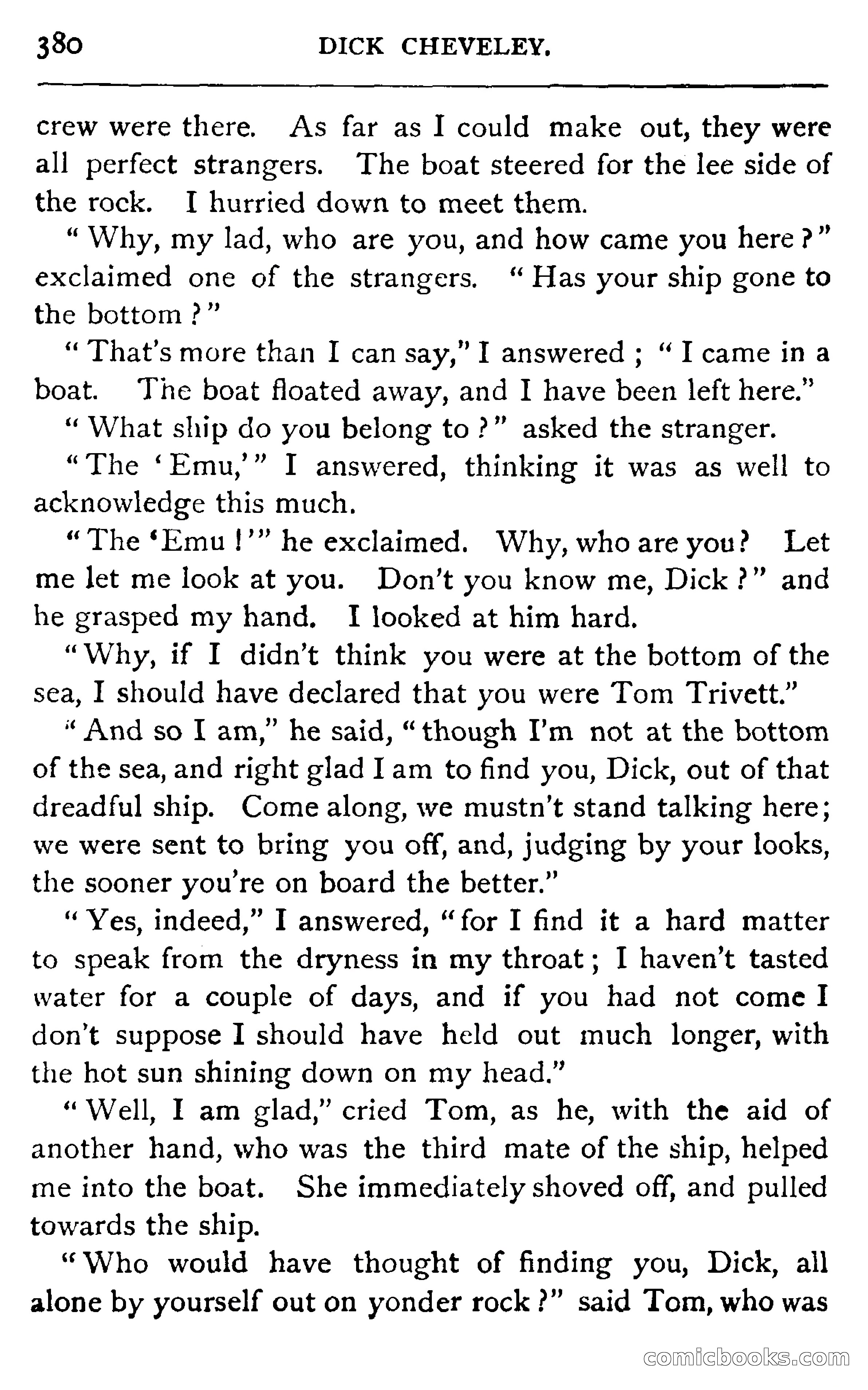 Dick Cheveley: His Adventures and Misadventures — page 396 of 400