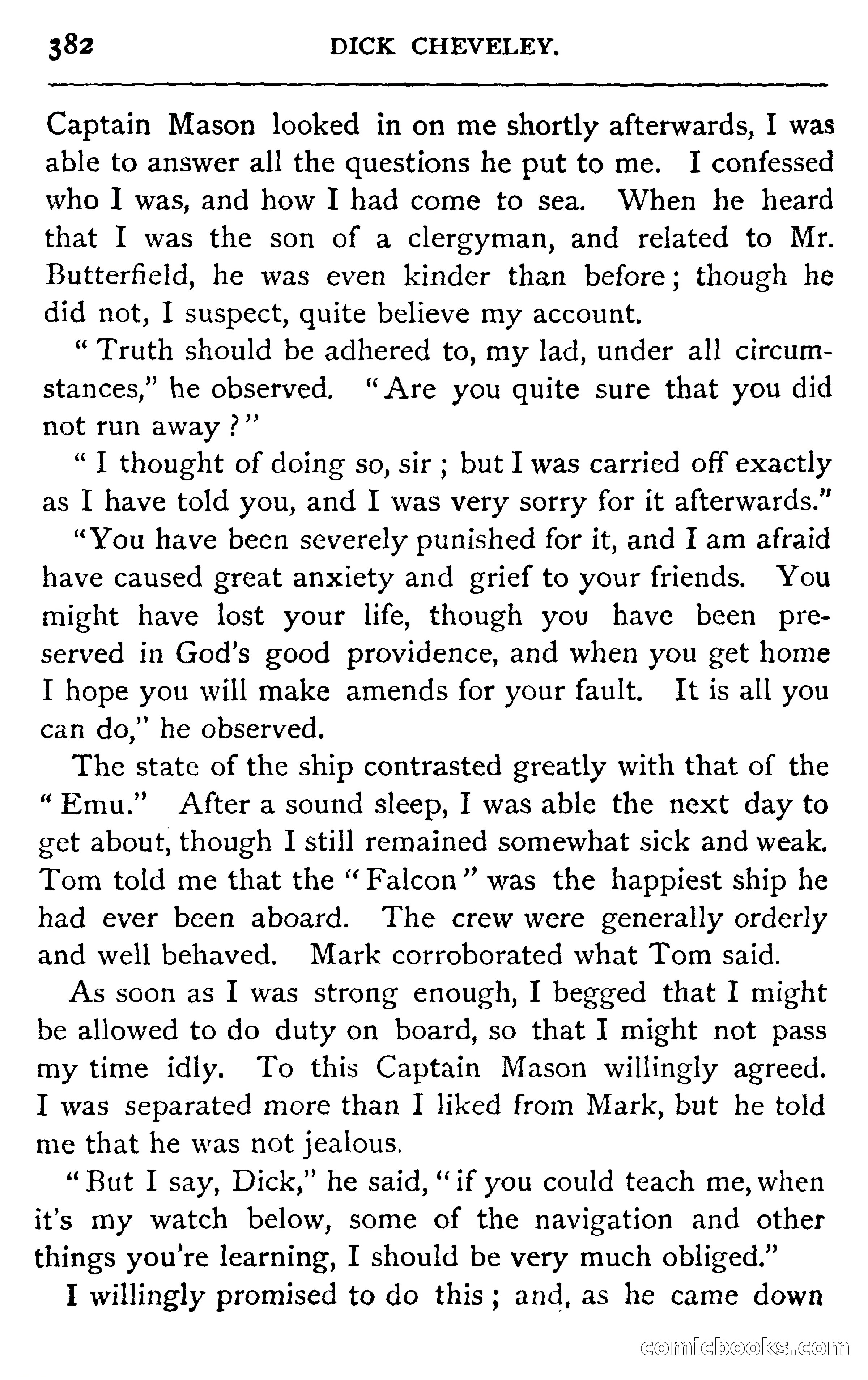 Dick Cheveley: His Adventures and Misadventures — page 398 of 400
