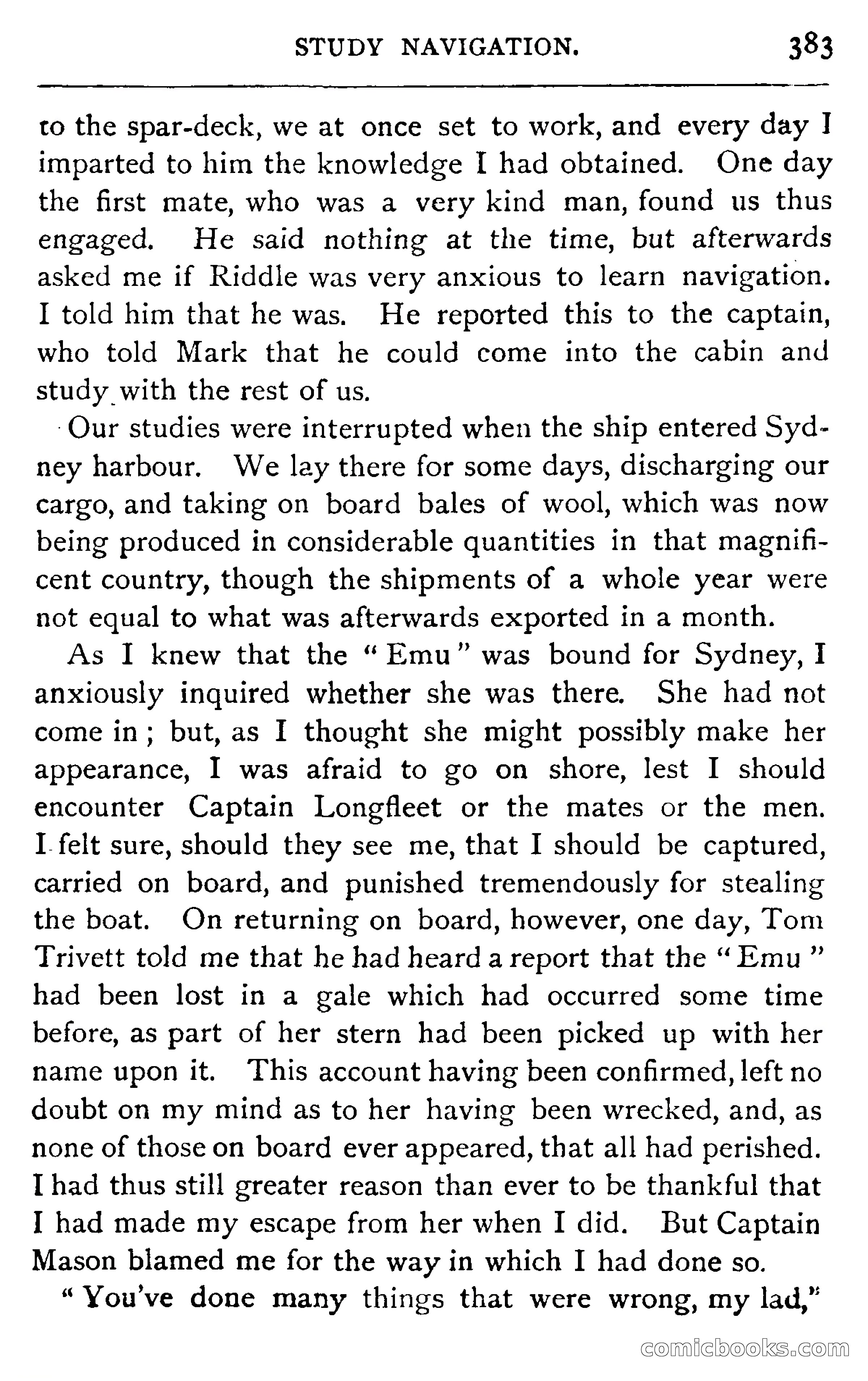 Dick Cheveley: His Adventures and Misadventures — page 399 of 400