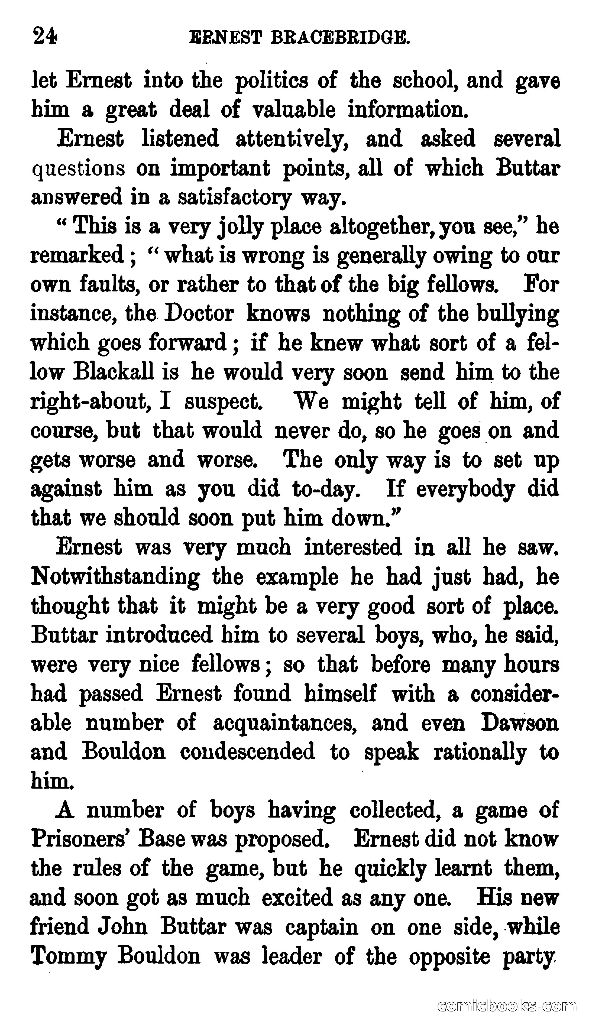 Ernest Bracebridge; or, Schoolboy Days — page 22 of 382
