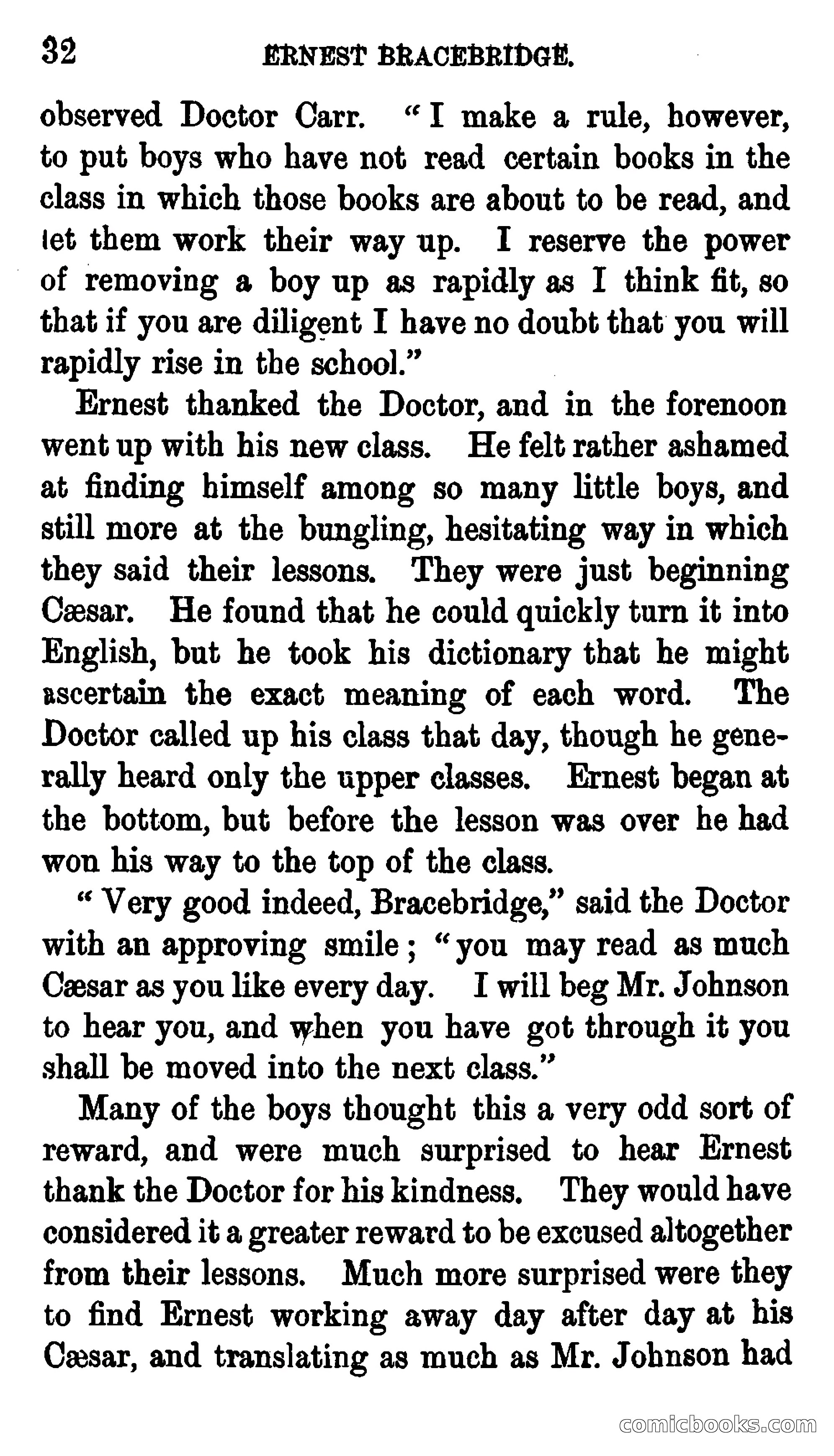 Ernest Bracebridge; or, Schoolboy Days — page 30 of 382