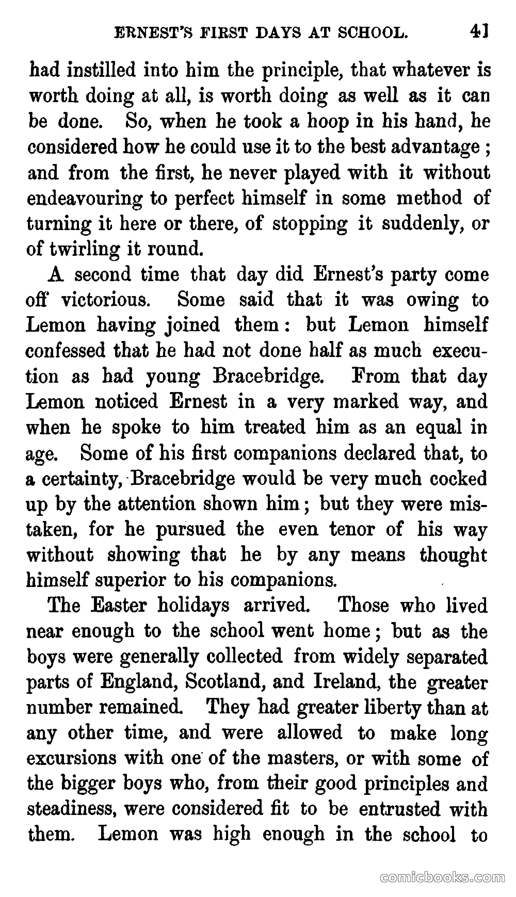 Ernest Bracebridge; or, Schoolboy Days — page 39 of 382