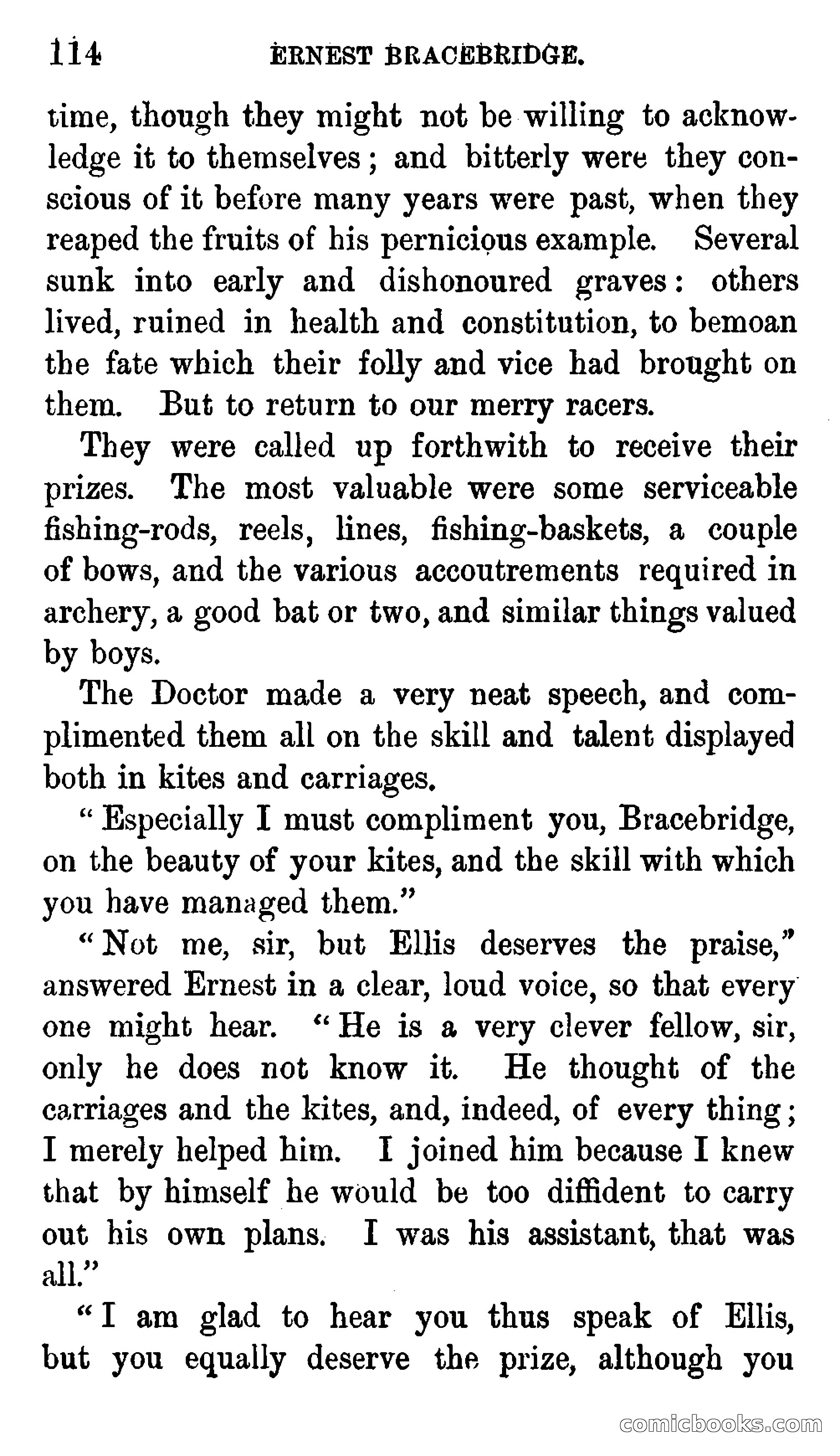 Ernest Bracebridge; or, Schoolboy Days — page 112 of 382