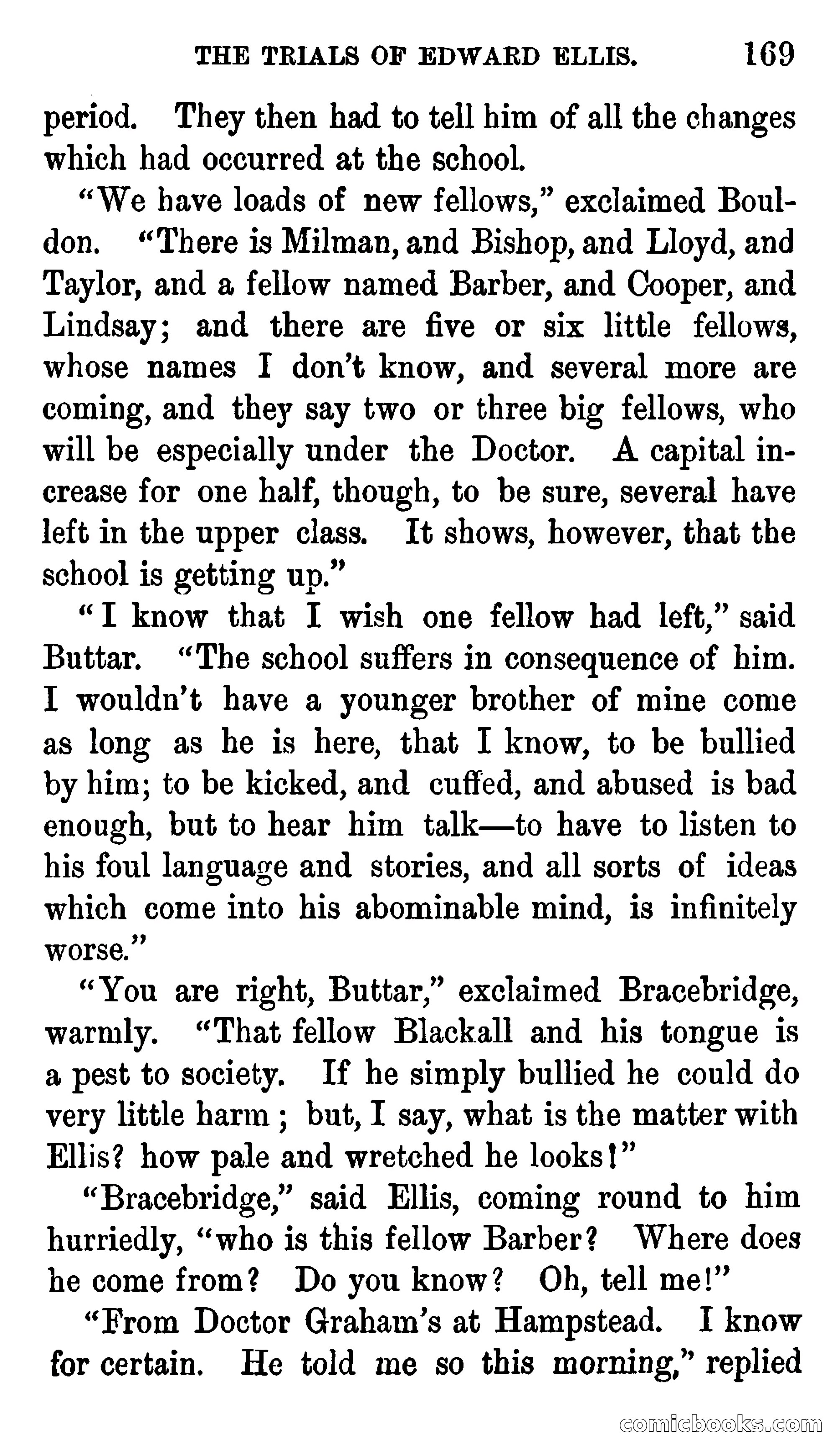 Ernest Bracebridge; or, Schoolboy Days — page 167 of 382