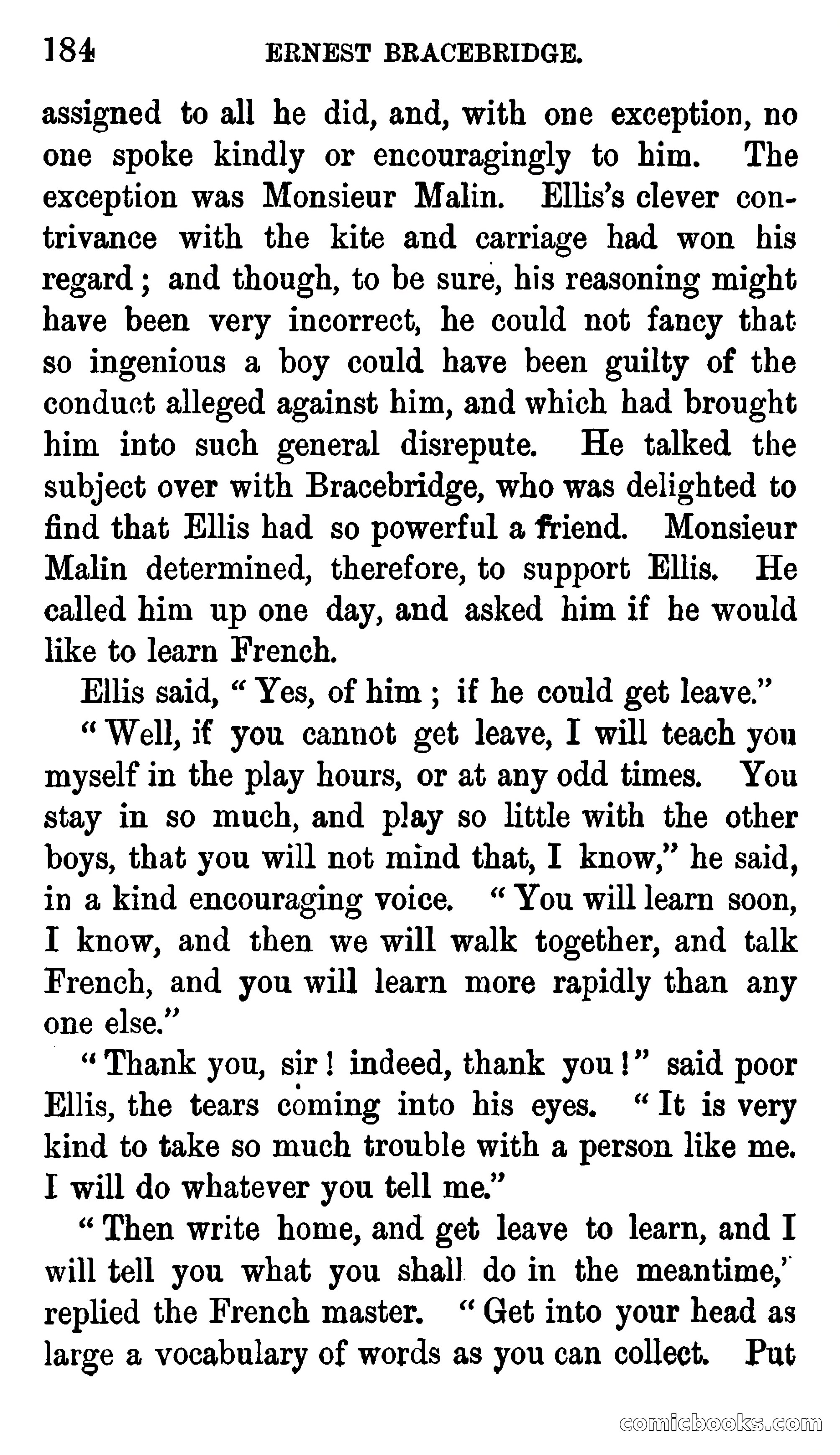 Ernest Bracebridge; or, Schoolboy Days — page 182 of 382