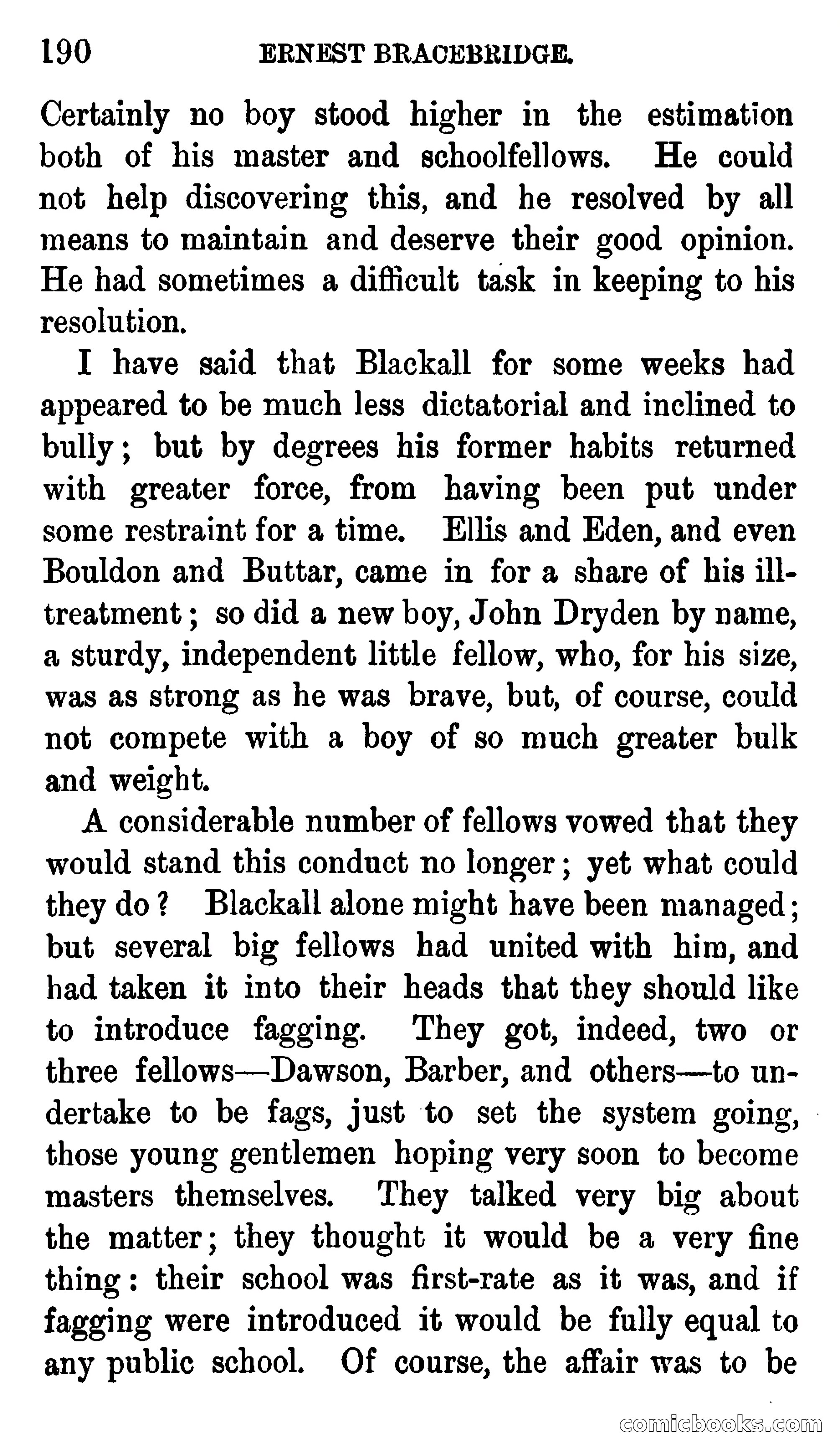 Ernest Bracebridge; or, Schoolboy Days — page 188 of 382
