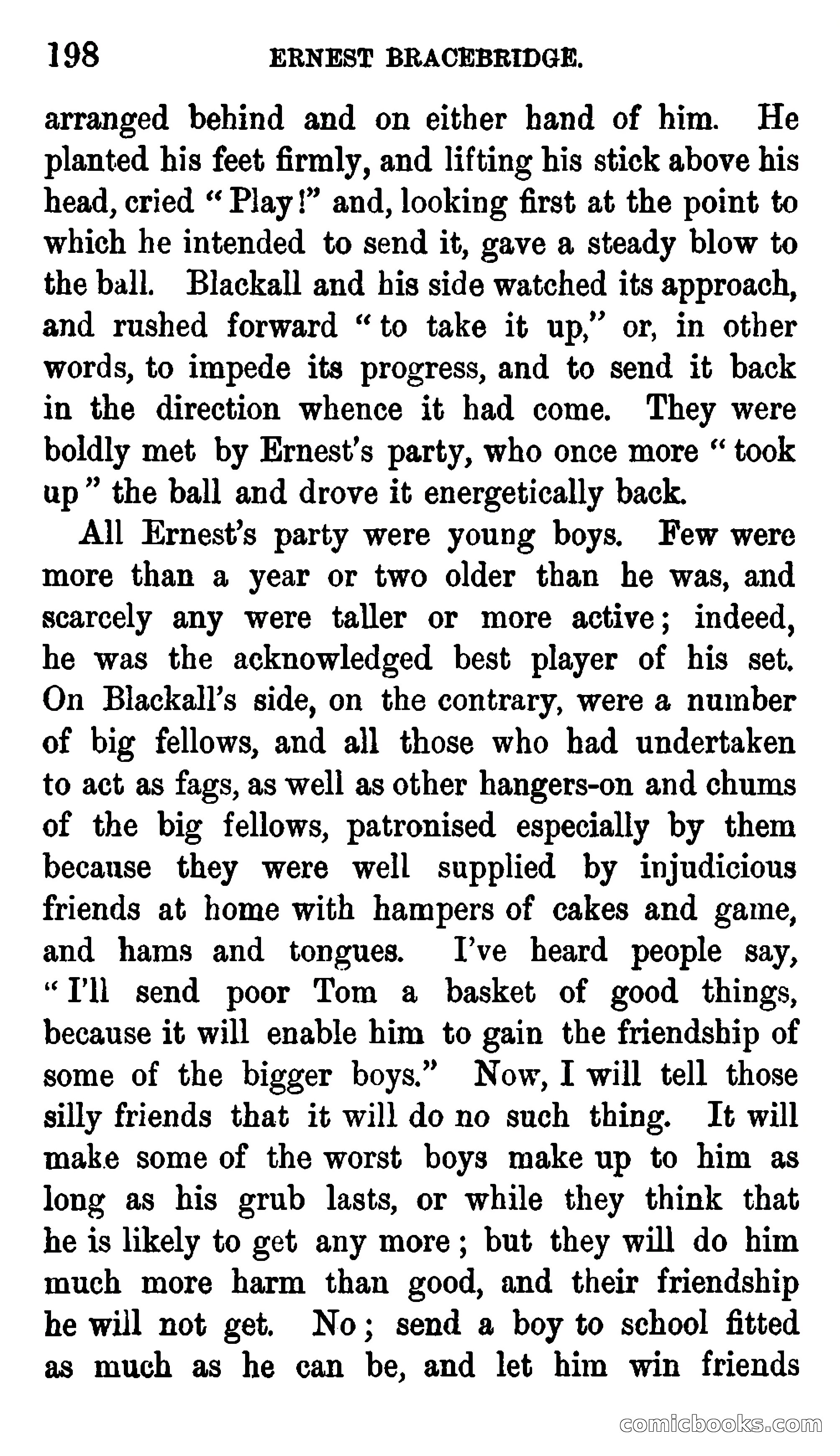 Ernest Bracebridge; or, Schoolboy Days — page 196 of 382