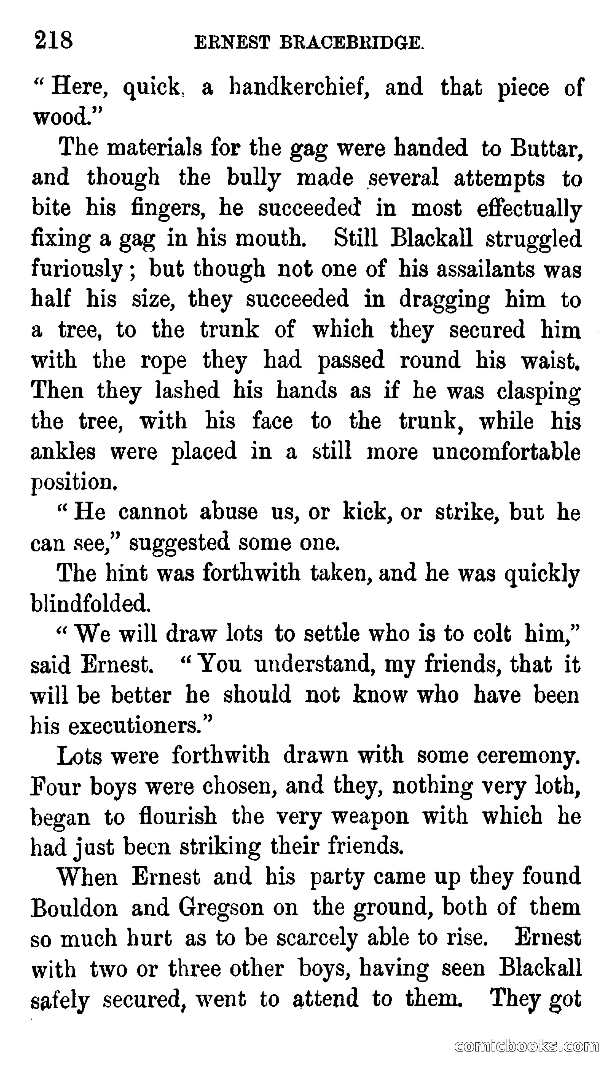 Ernest Bracebridge; or, Schoolboy Days — page 216 of 382
