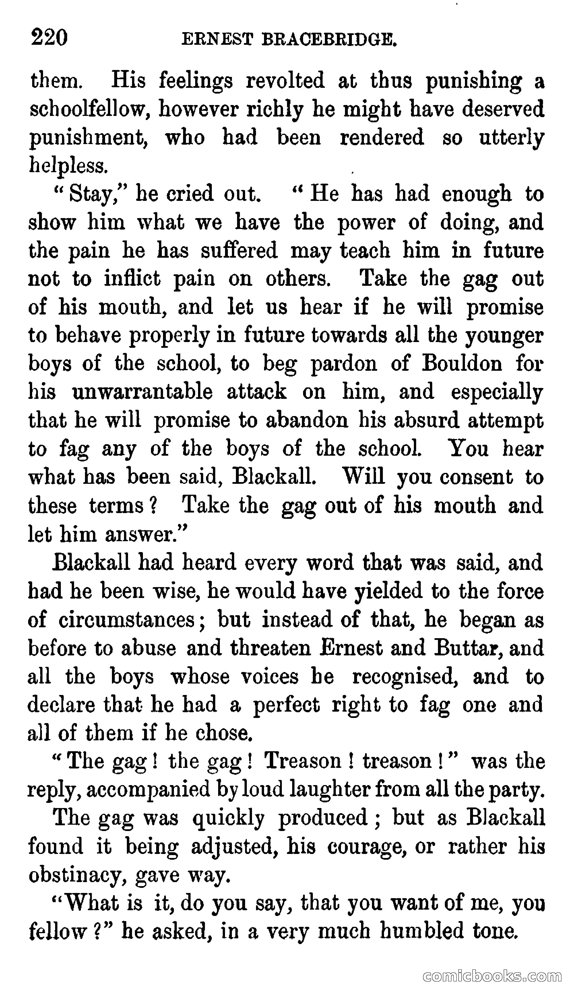 Ernest Bracebridge; or, Schoolboy Days — page 218 of 382