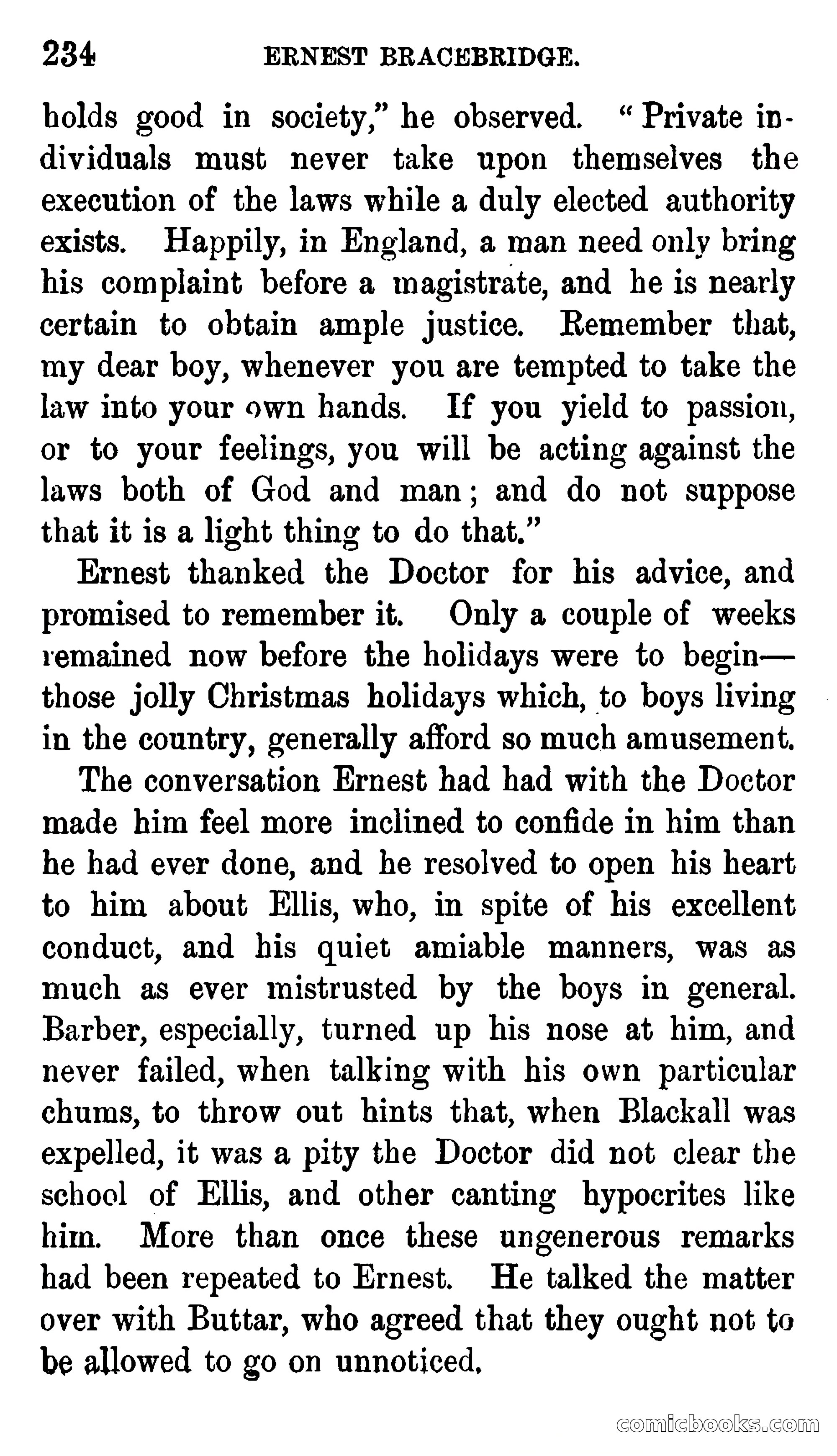 Ernest Bracebridge; or, Schoolboy Days — page 232 of 382