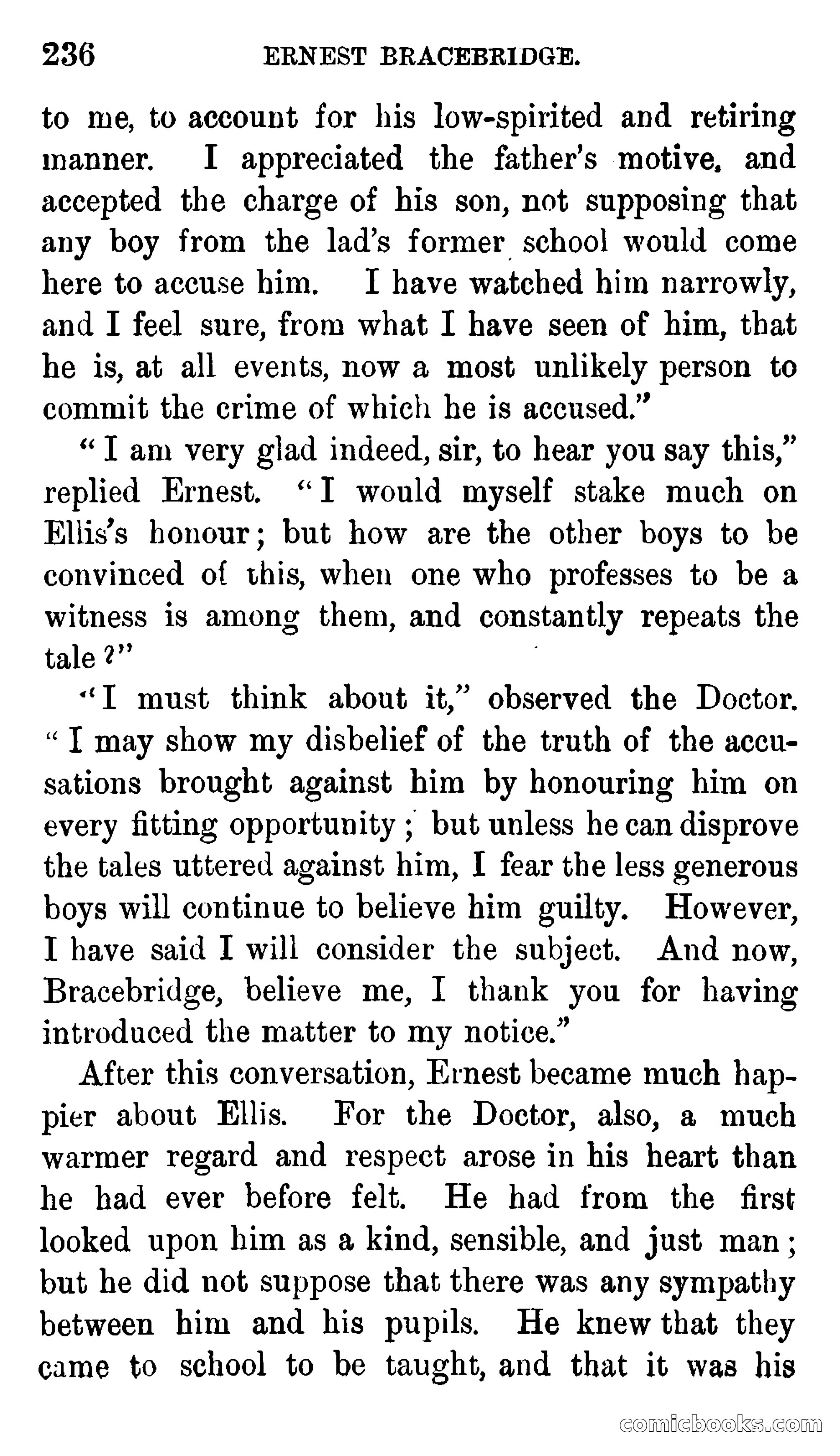 Ernest Bracebridge; or, Schoolboy Days — page 234 of 382