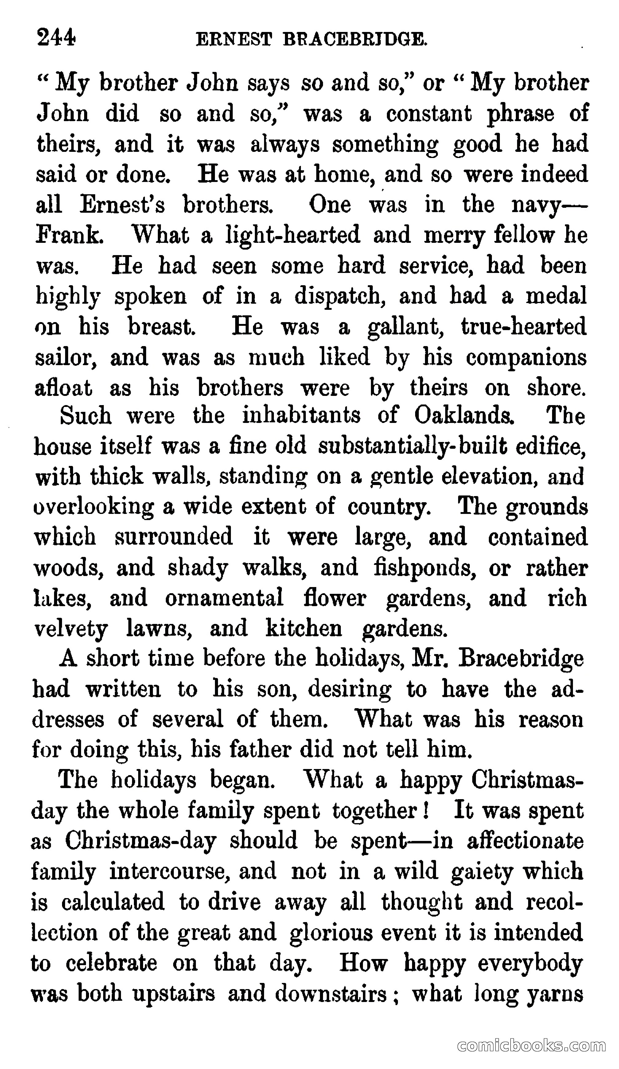 Ernest Bracebridge; or, Schoolboy Days — page 242 of 382