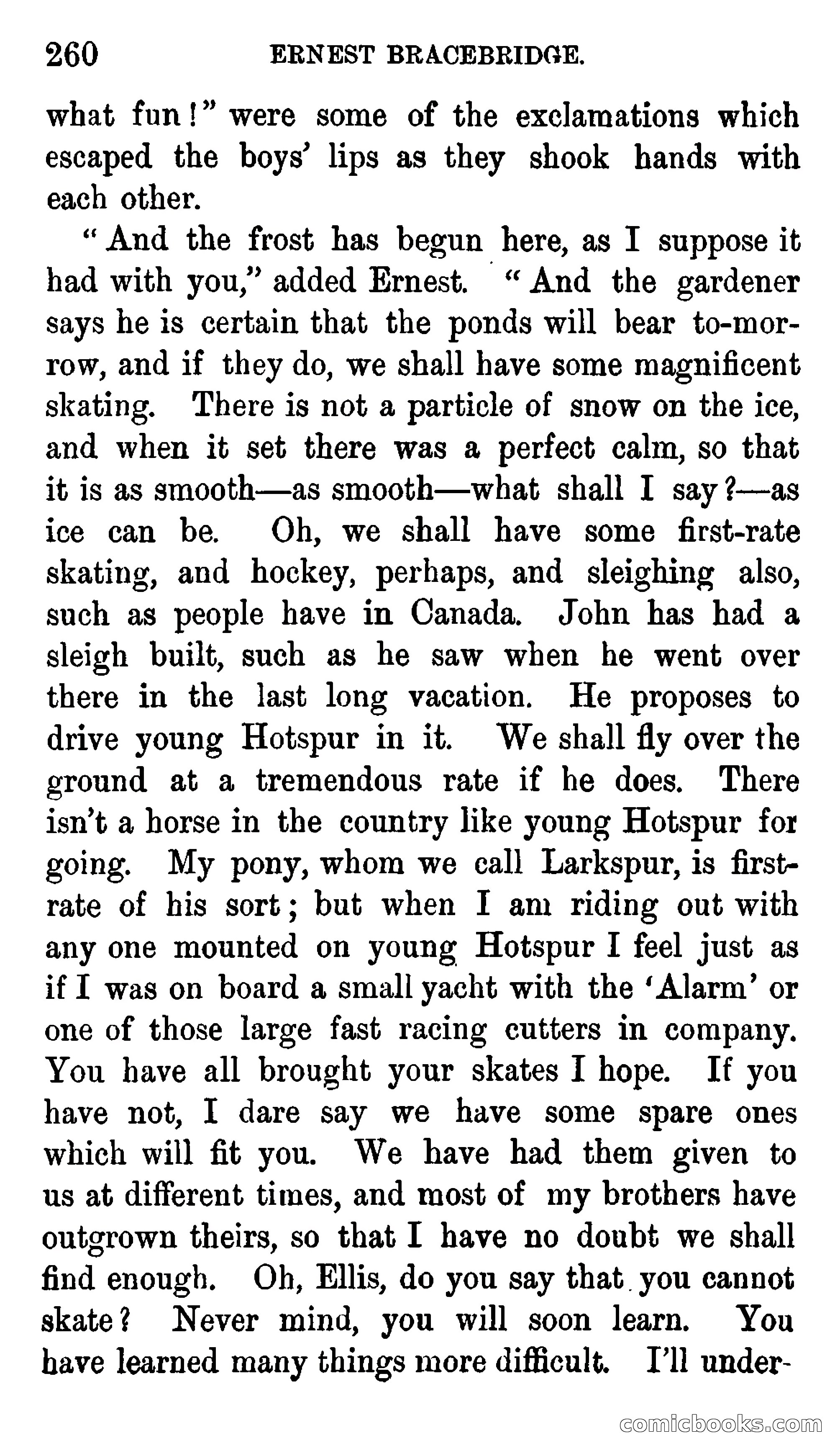 Ernest Bracebridge; or, Schoolboy Days — page 258 of 382