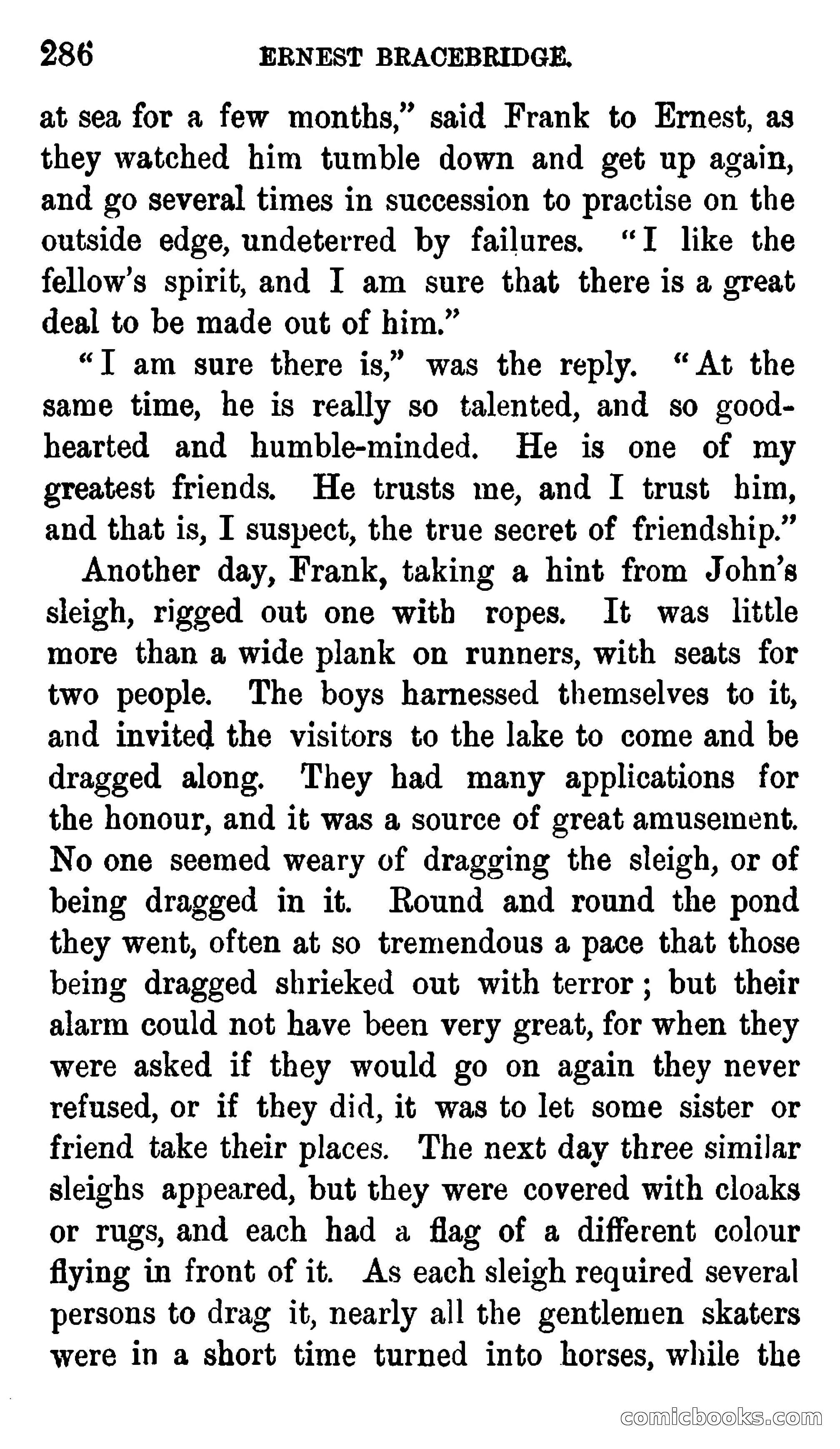 Ernest Bracebridge; or, Schoolboy Days — page 284 of 382