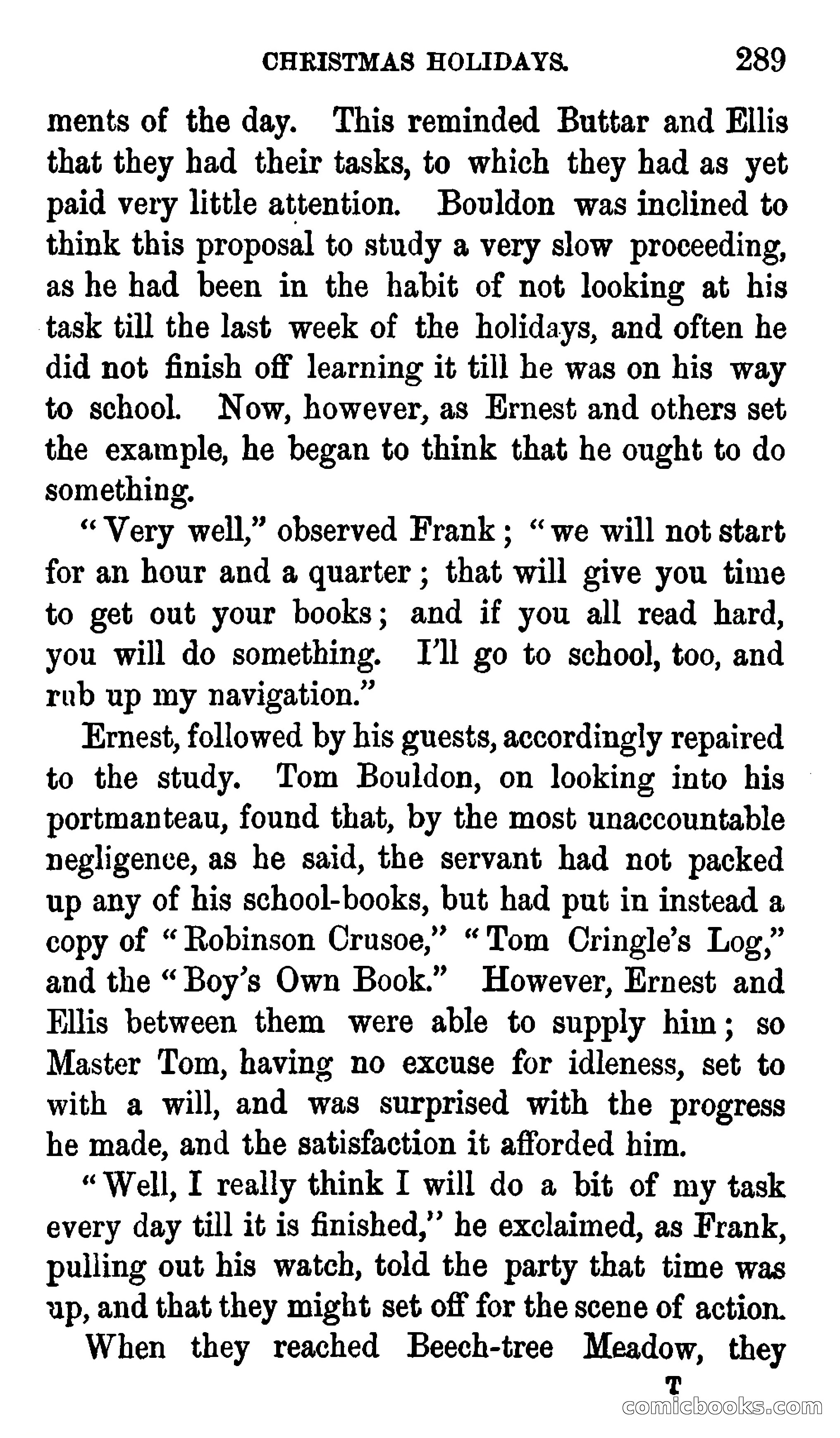 Ernest Bracebridge; or, Schoolboy Days — page 287 of 382