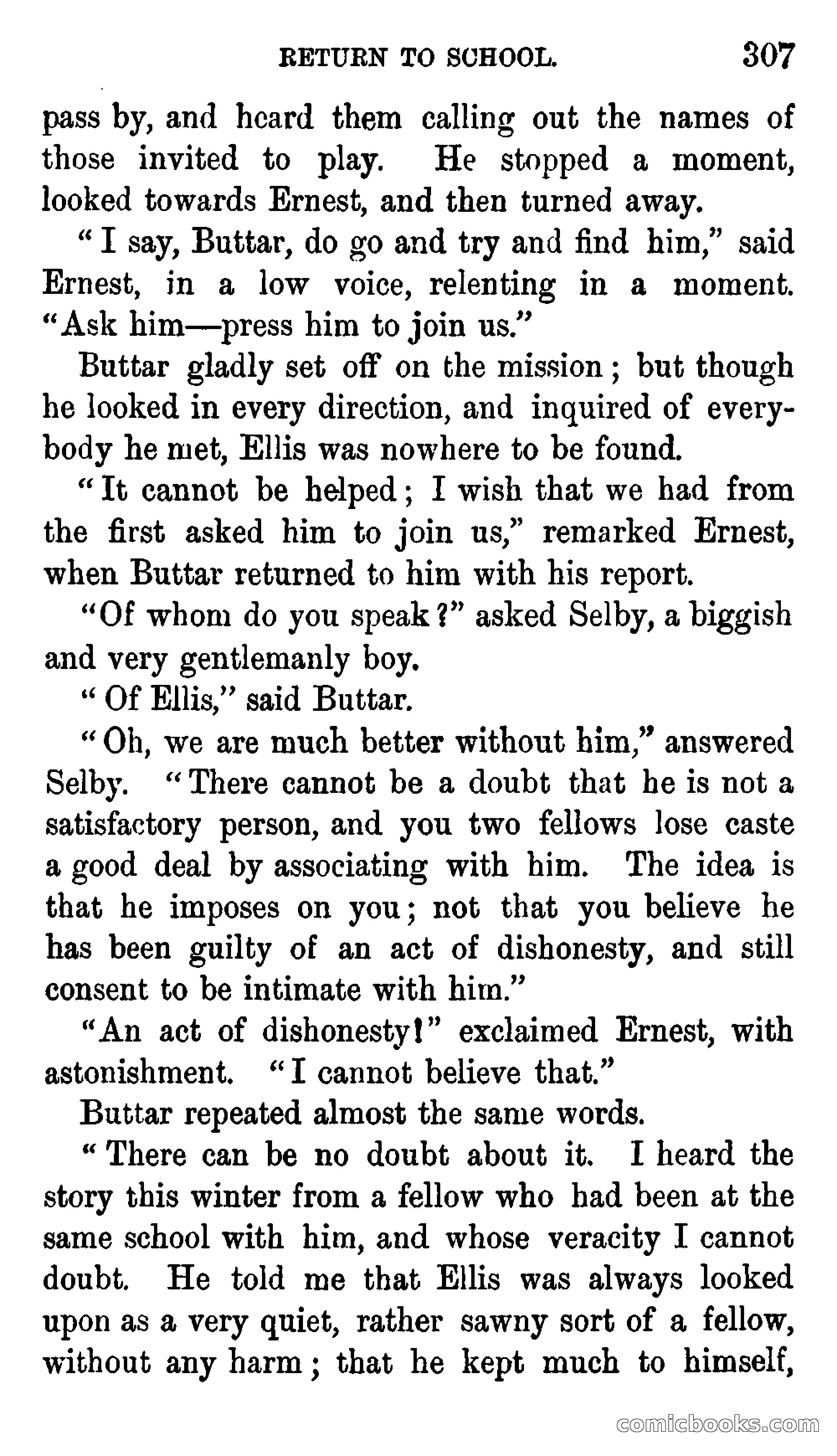 Ernest Bracebridge; or, Schoolboy Days — page 305 of 382