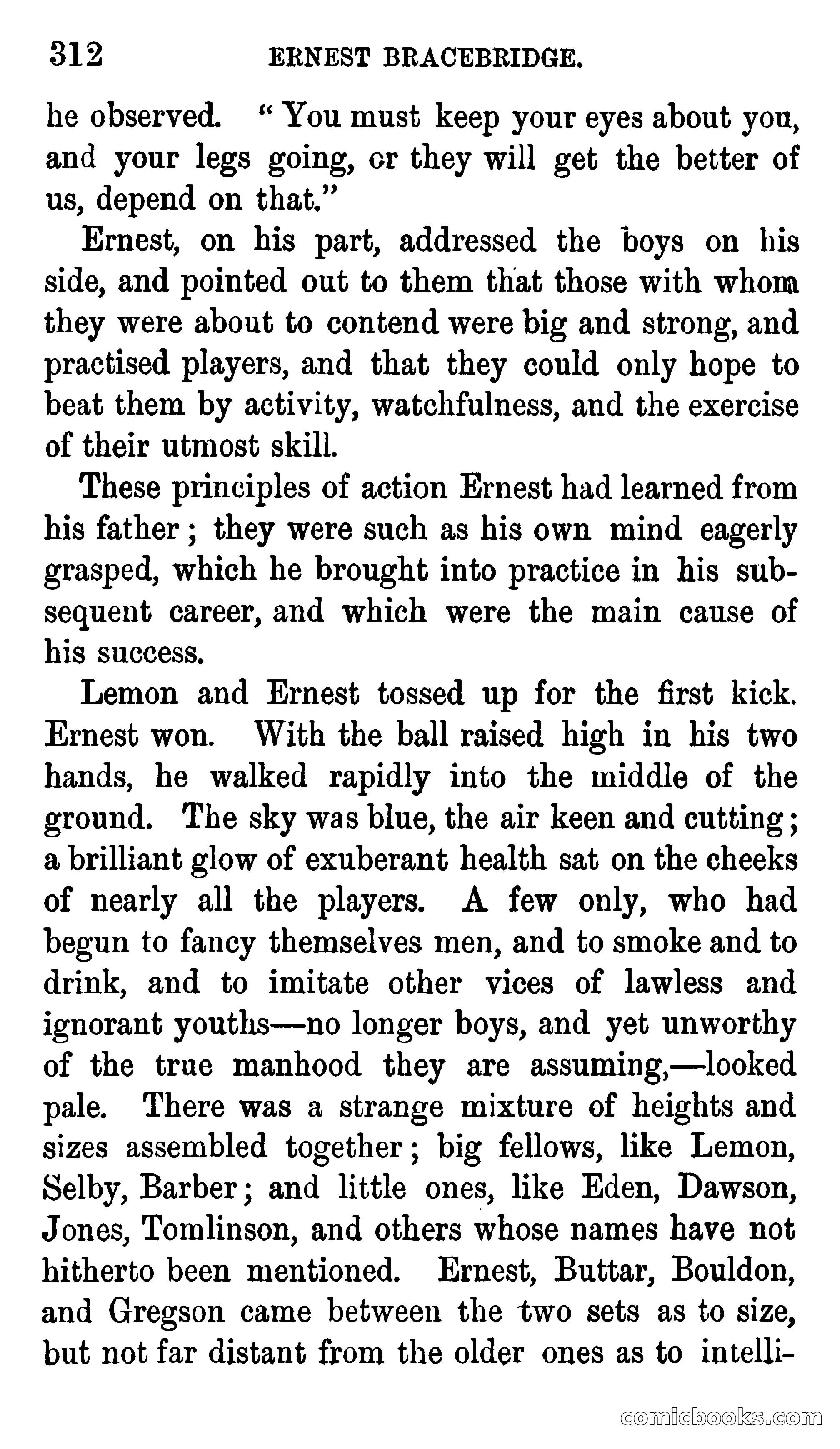 Ernest Bracebridge; or, Schoolboy Days — page 310 of 382
