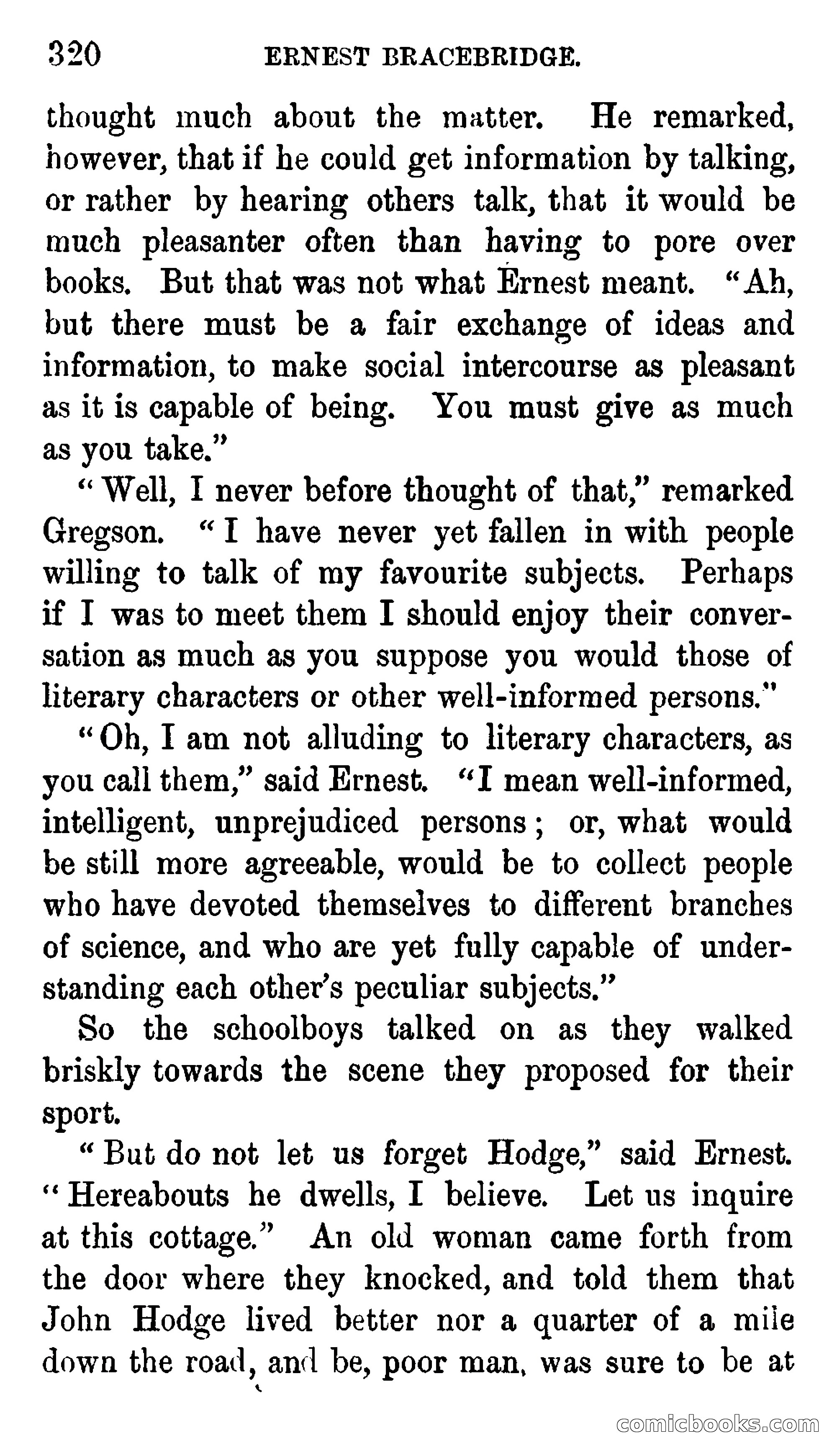 Ernest Bracebridge; or, Schoolboy Days — page 318 of 382