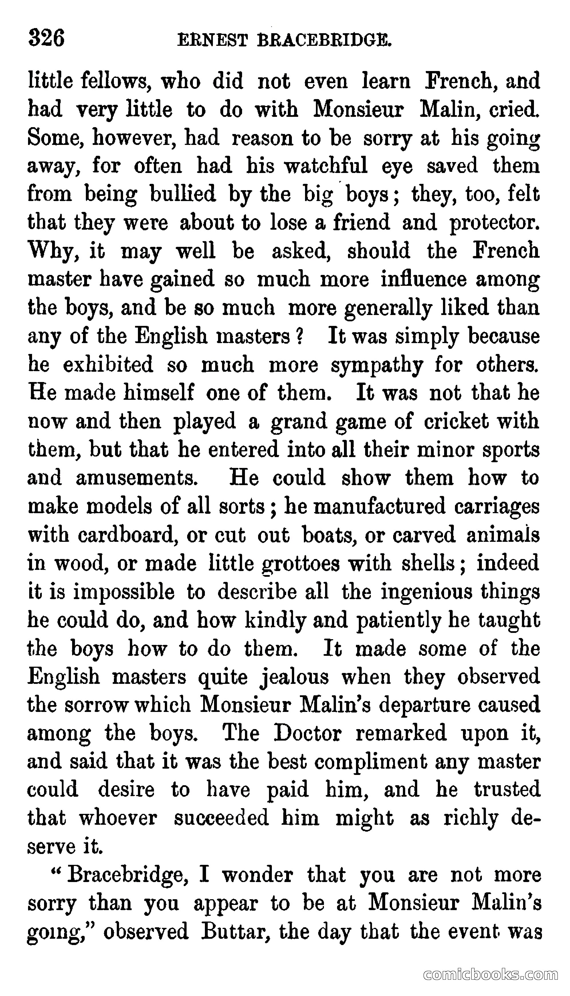 Ernest Bracebridge; or, Schoolboy Days — page 324 of 382