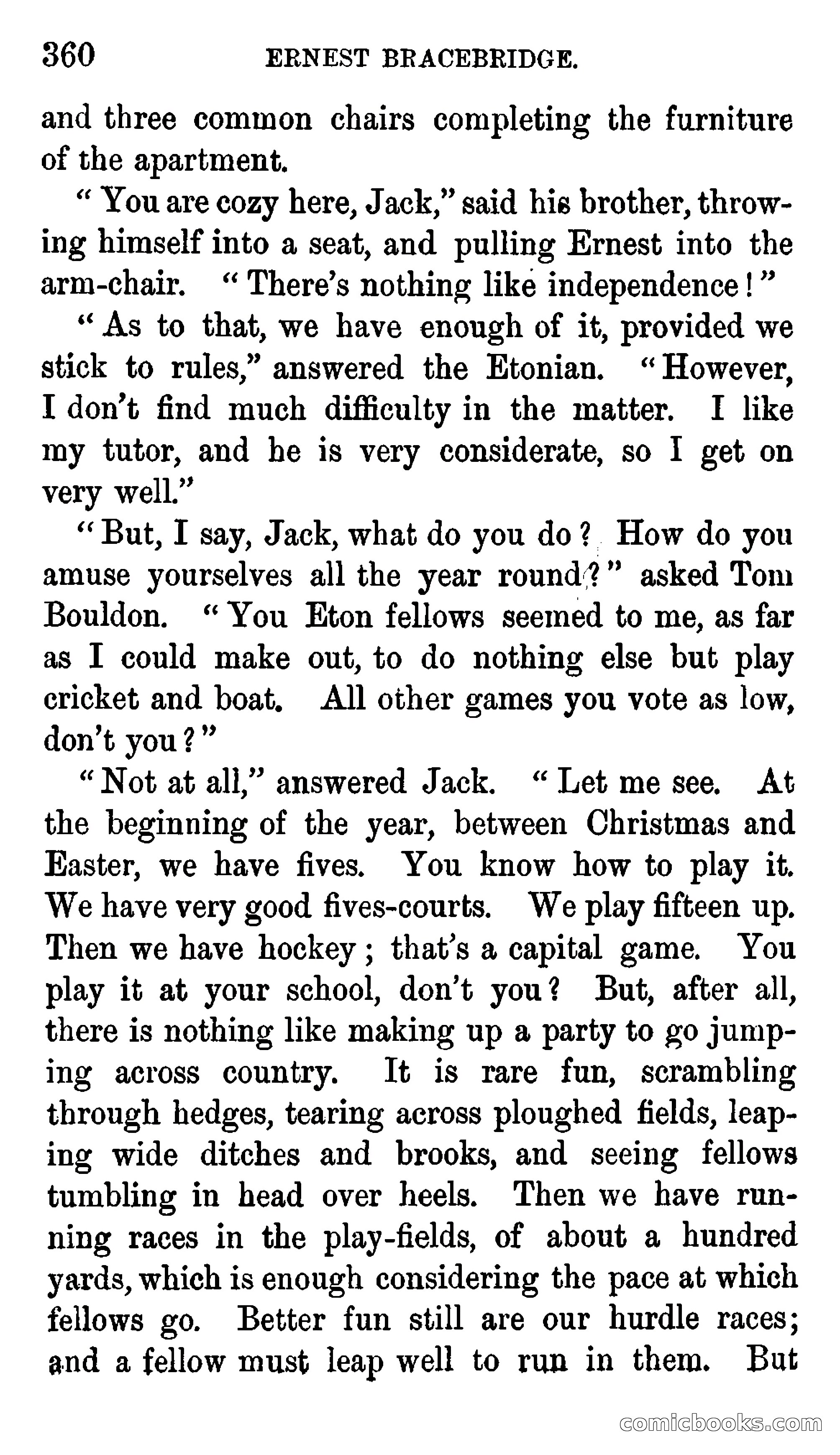 Ernest Bracebridge; or, Schoolboy Days — page 358 of 382